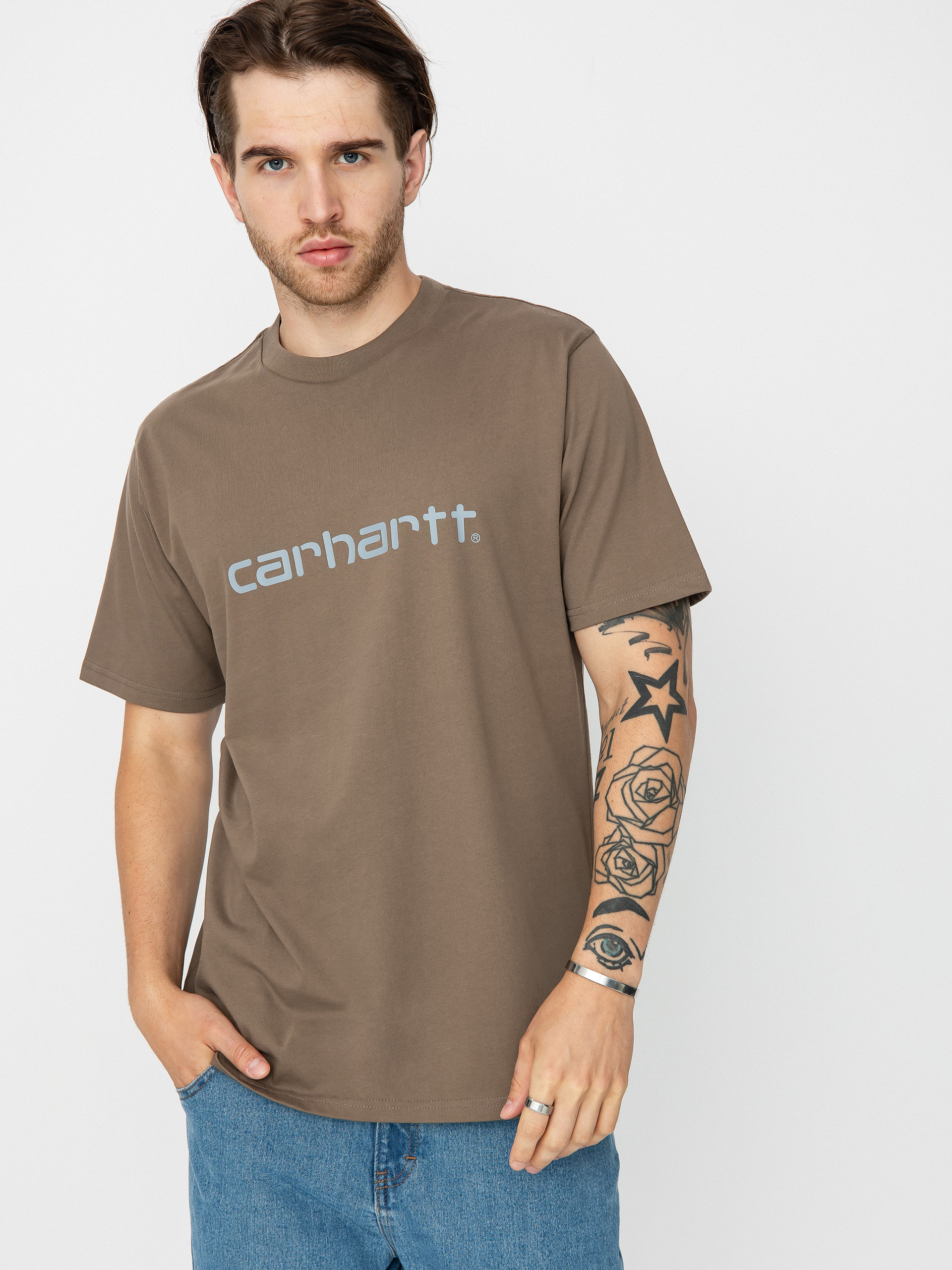 Carhartt WIP Script póló (barista/mirror)