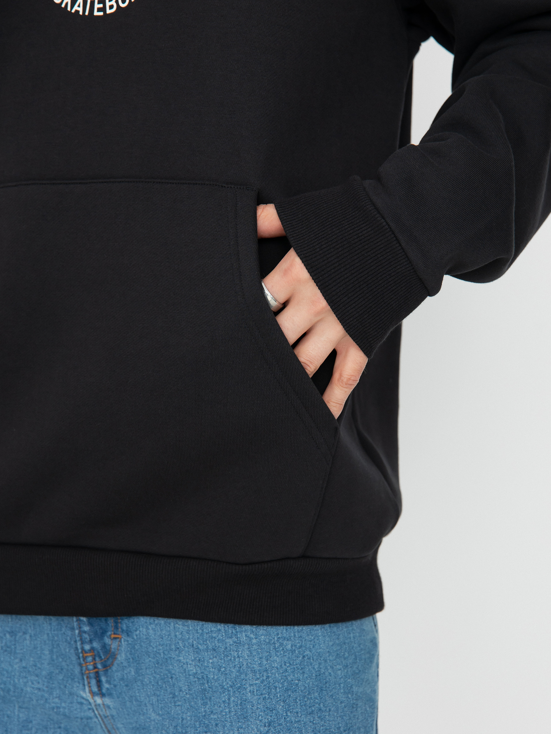 adidas 4.0 Circle HD Kapucnis pulóver (black/cwhite)