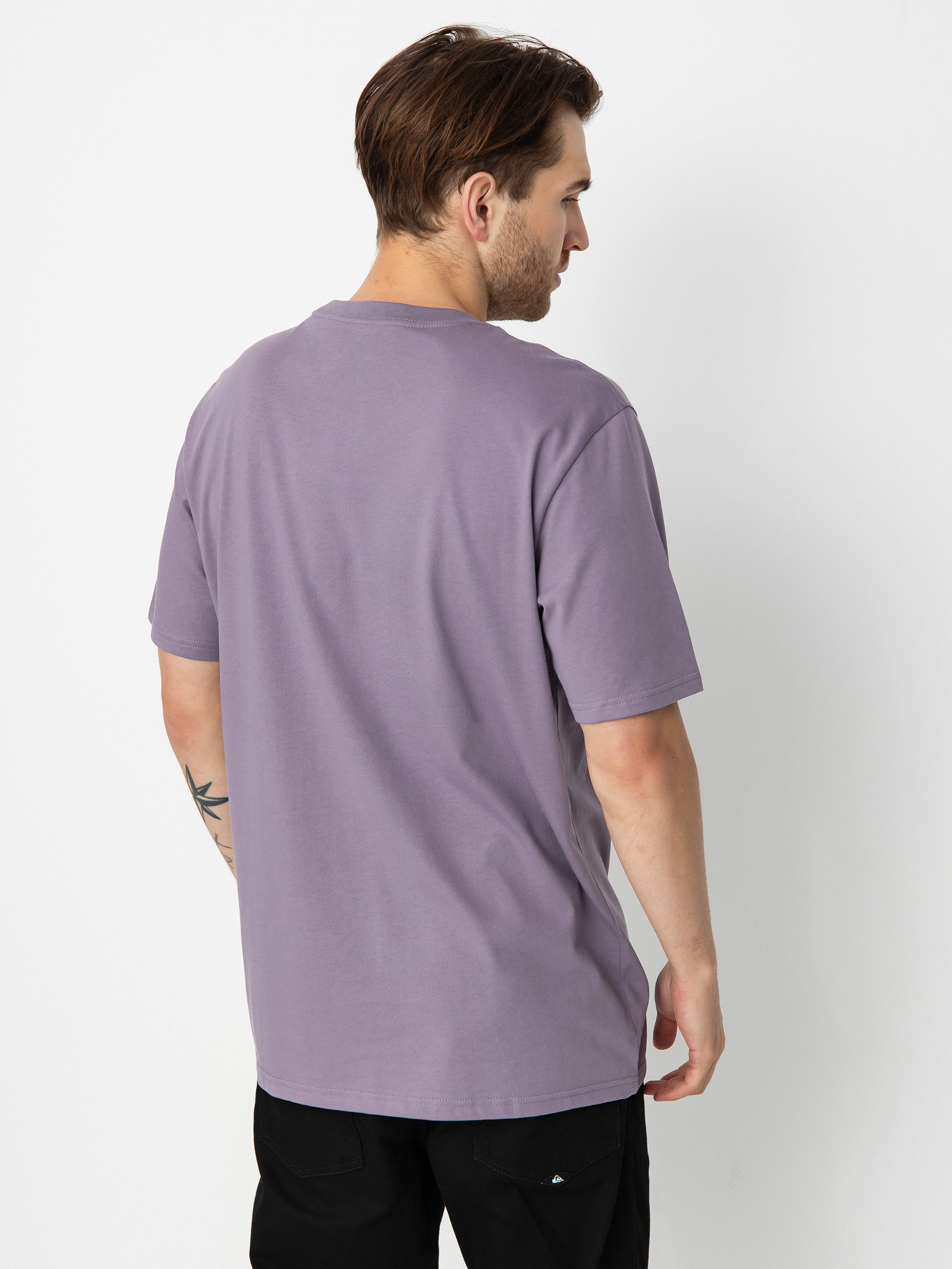 Carhartt WIP Script póló (glassy purple/discovery green)