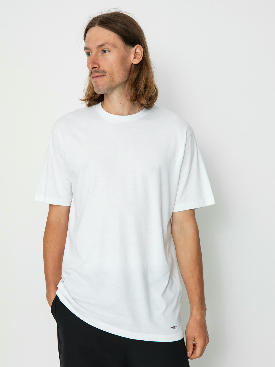 Carhartt WIP Standard Crew Neck 2-pack póló (white white)