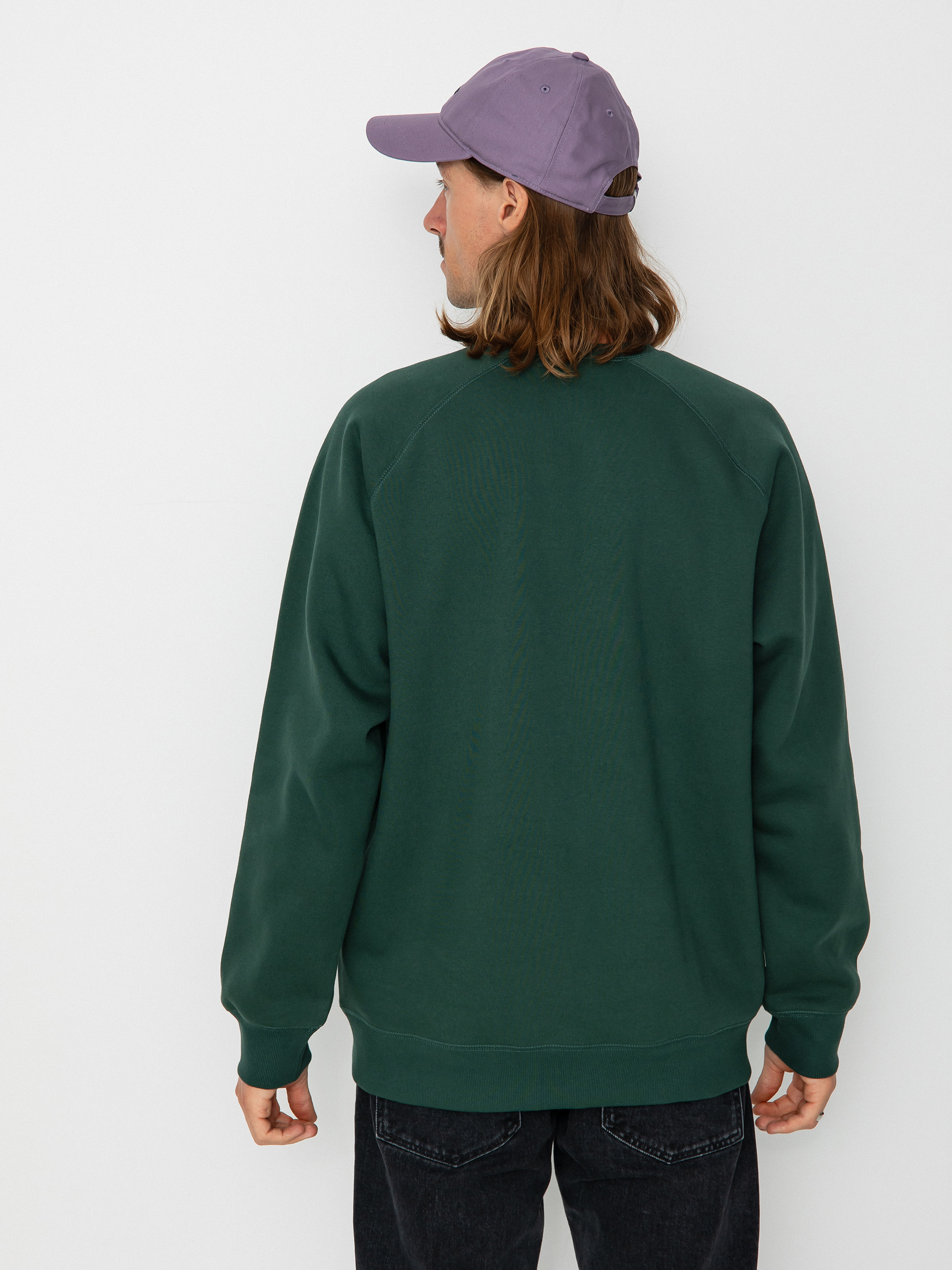 Carhartt WIP Chase Pulóver (discovery green/gold)
