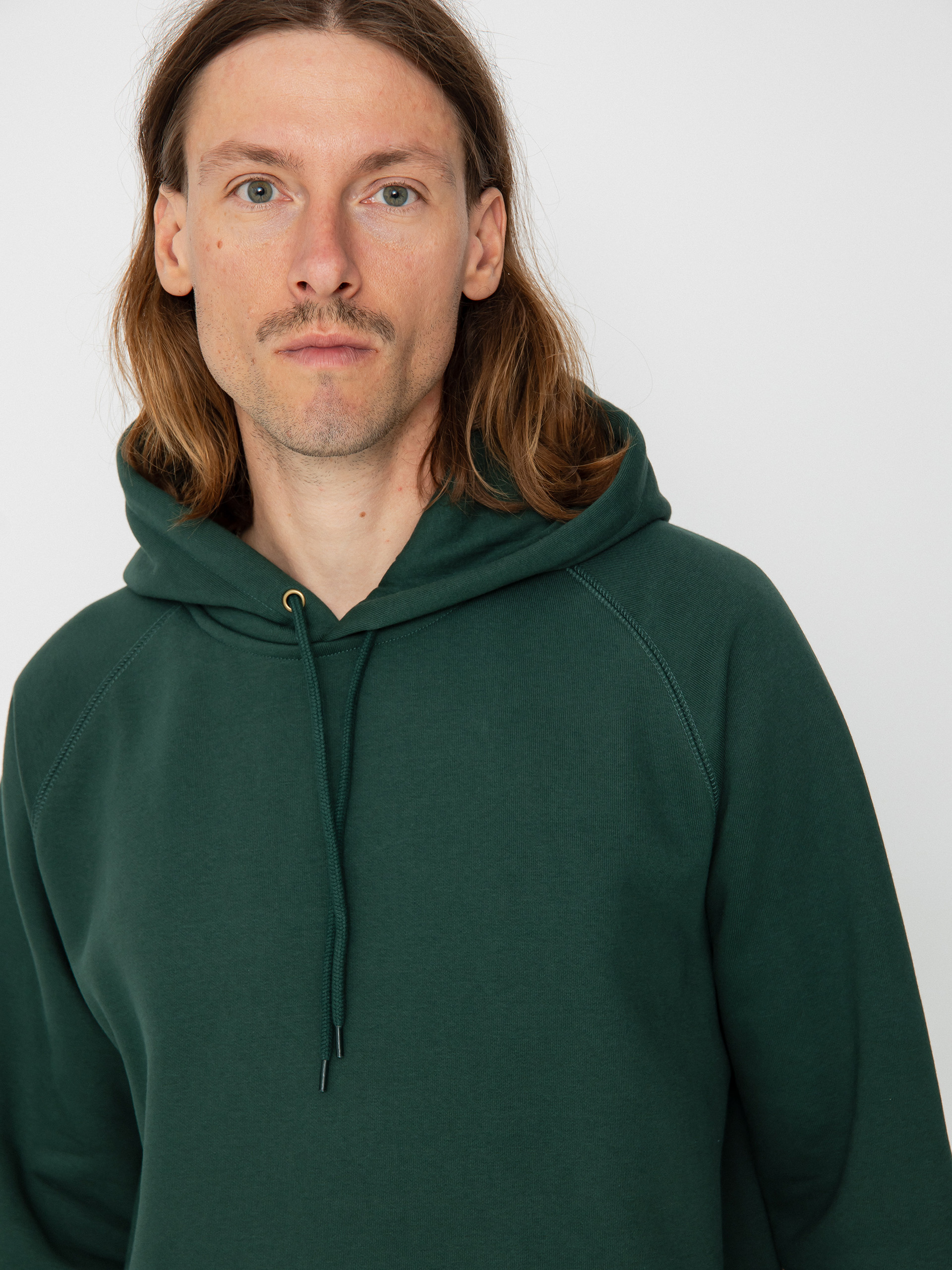 Carhartt WIP Chase HD Kapucnis pulóver (discovery green/gold)