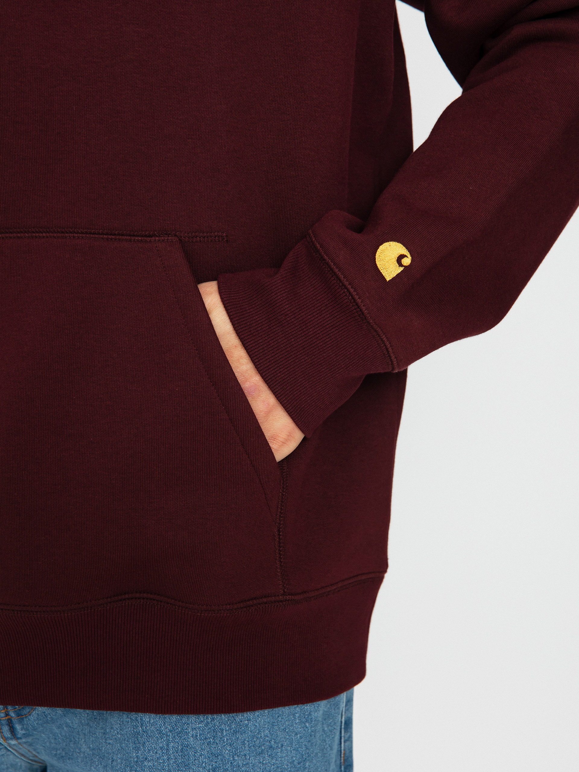 Carhartt WIP Chase HD Kapucnis pulóver (amarone/gold)
