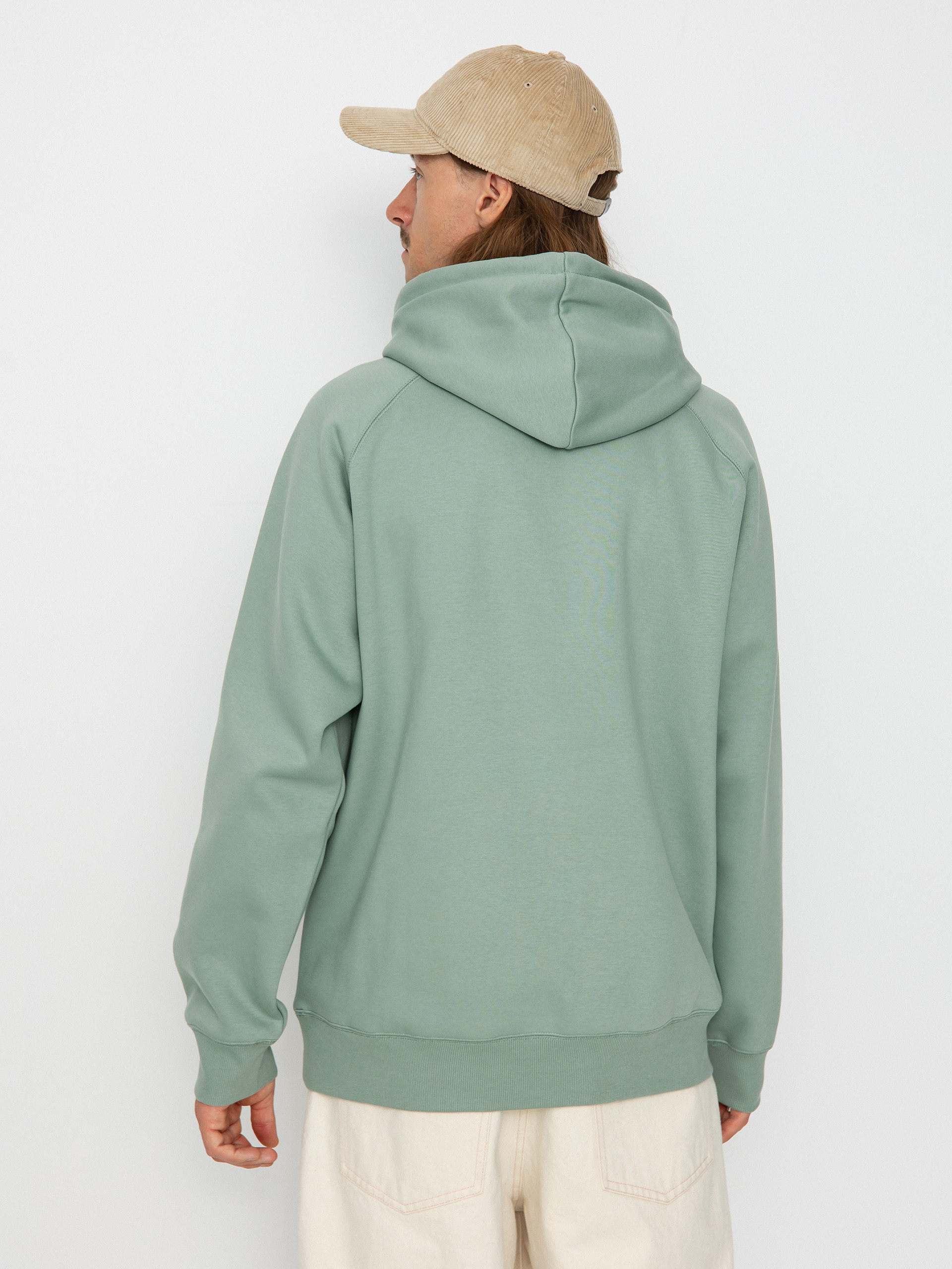 Carhartt WIP Chase HD Kapucnis pulóver (glassy teal/gold)