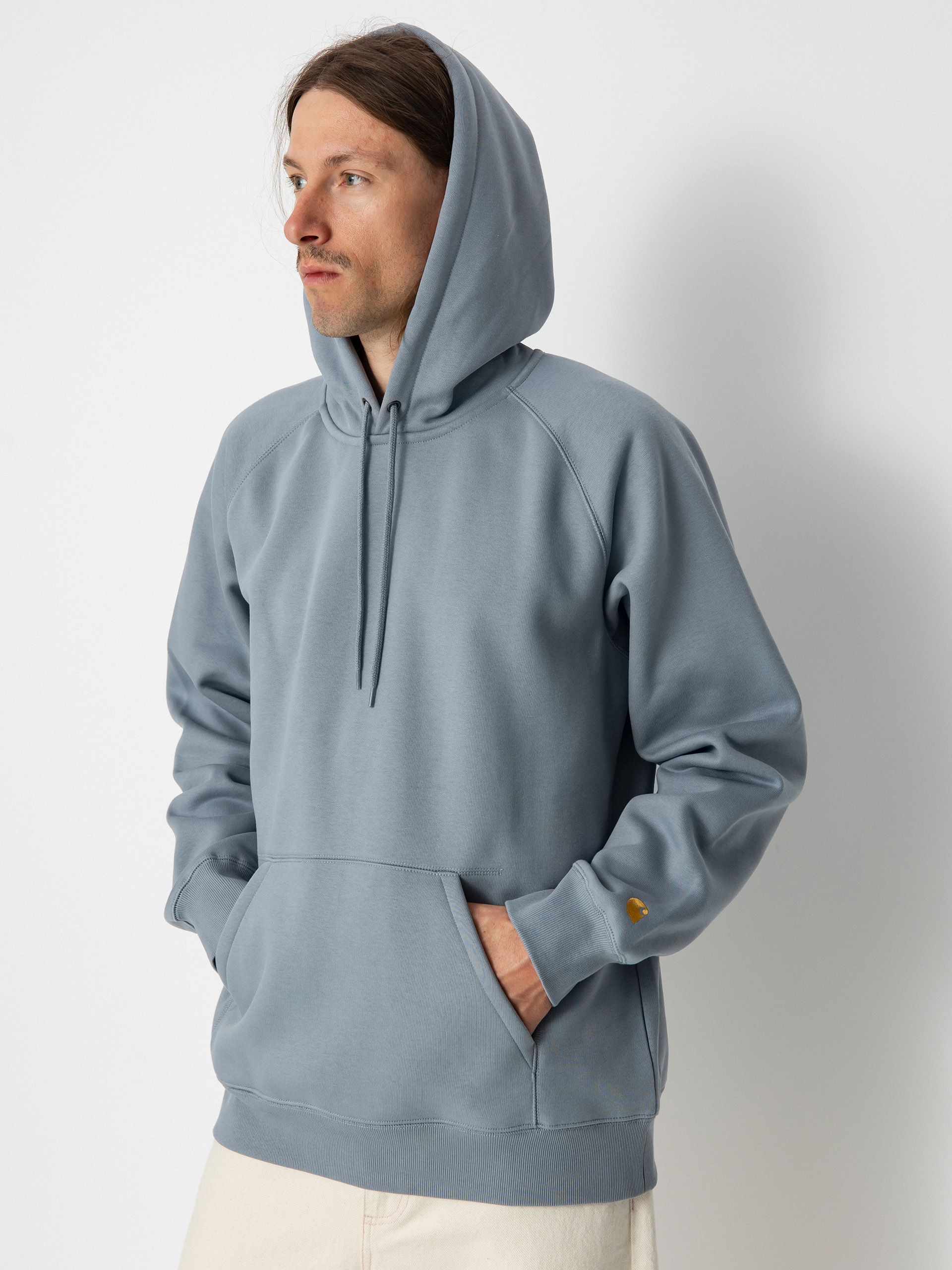 Carhartt WIP Chase HD Kapucnis pulóver (mirror/gold)