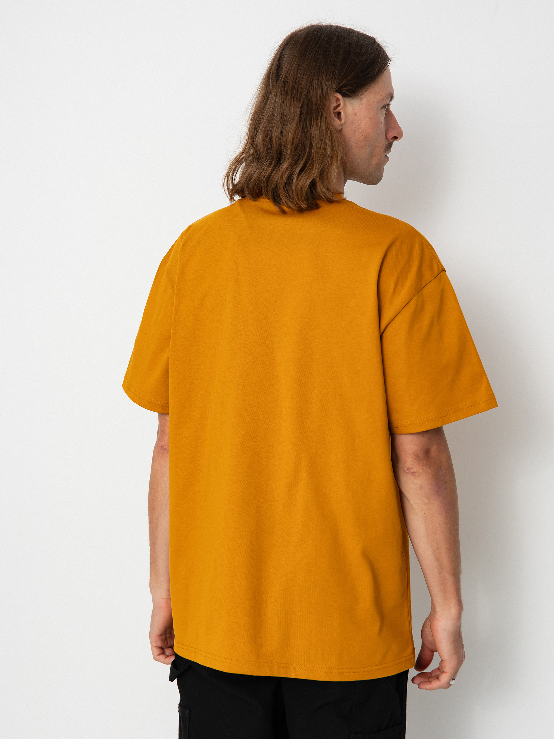 Carhartt WIP Chase póló (buckthorn/gold)