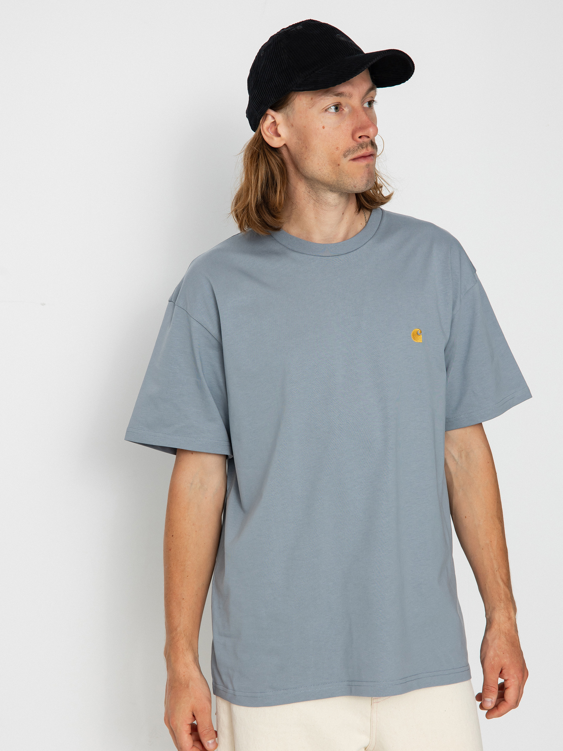 Carhartt WIP Chase póló (mirror/gold)