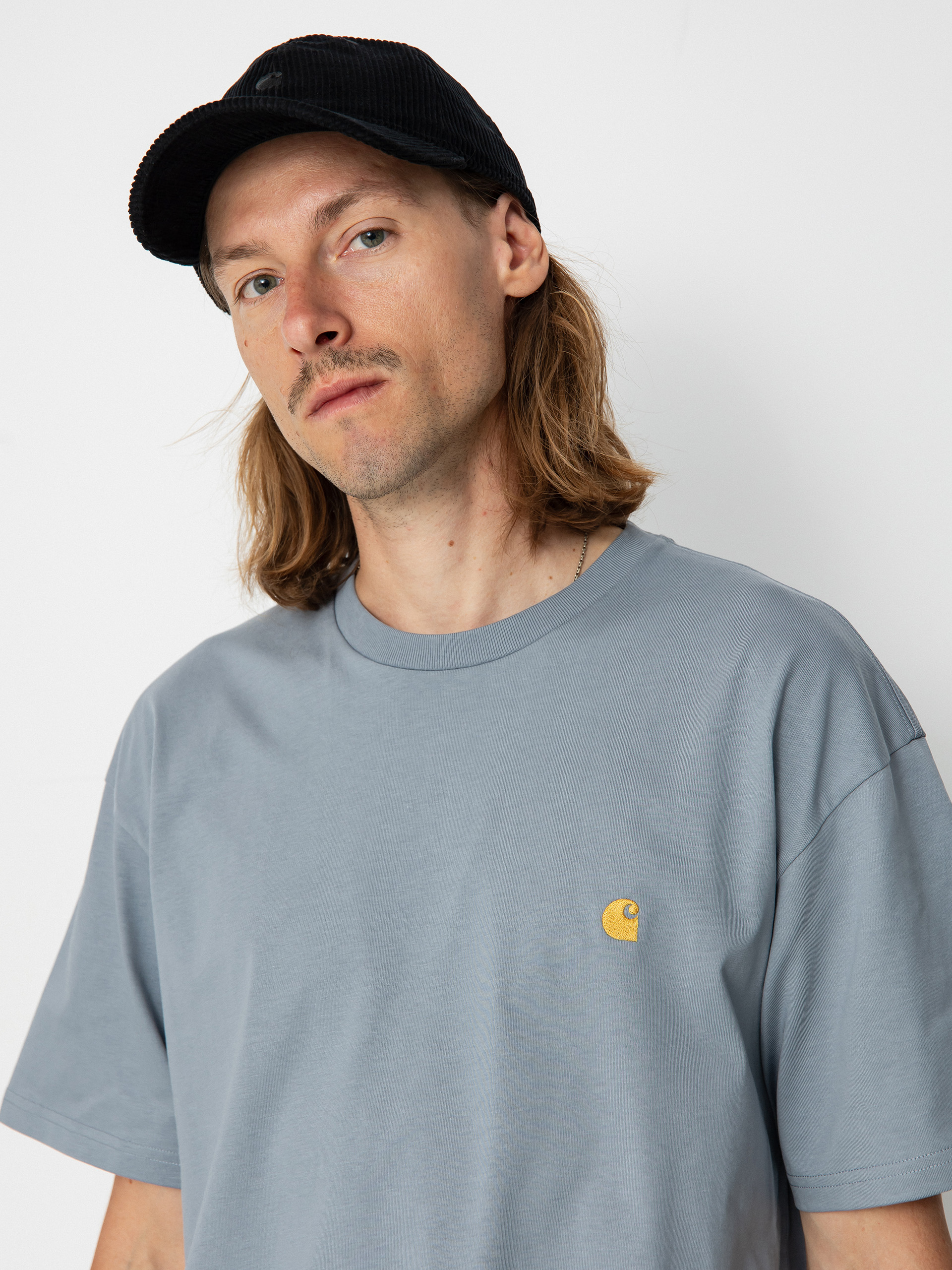 Carhartt WIP Chase póló (mirror/gold)