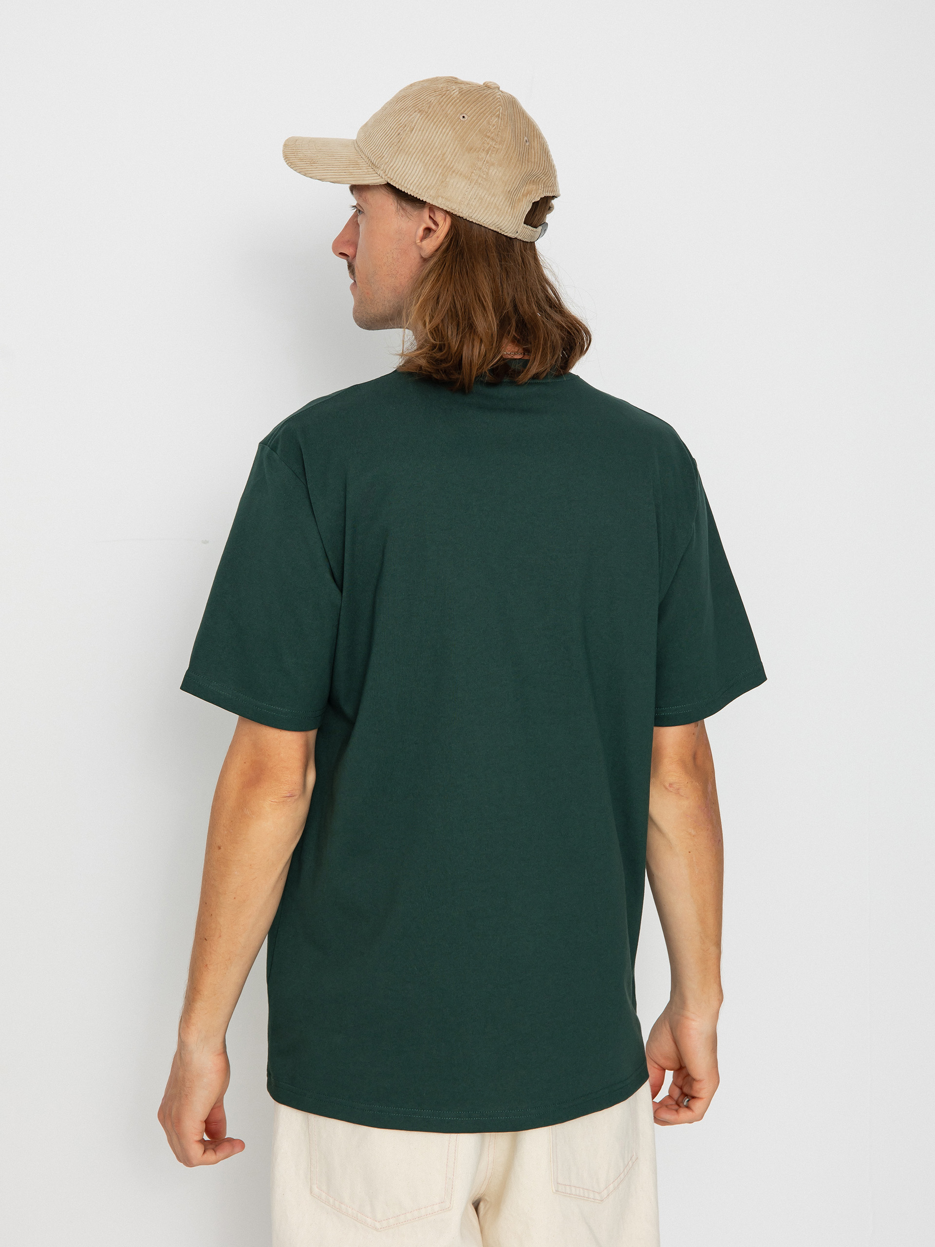 Carhartt WIP University Script póló (discovery green/gold)