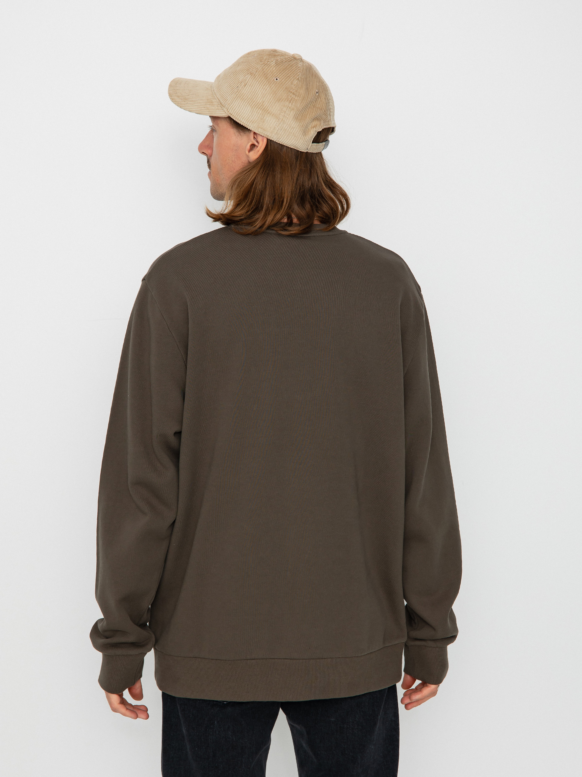 Carhartt WIP Script Embroidery Pulóver (cypress/black)