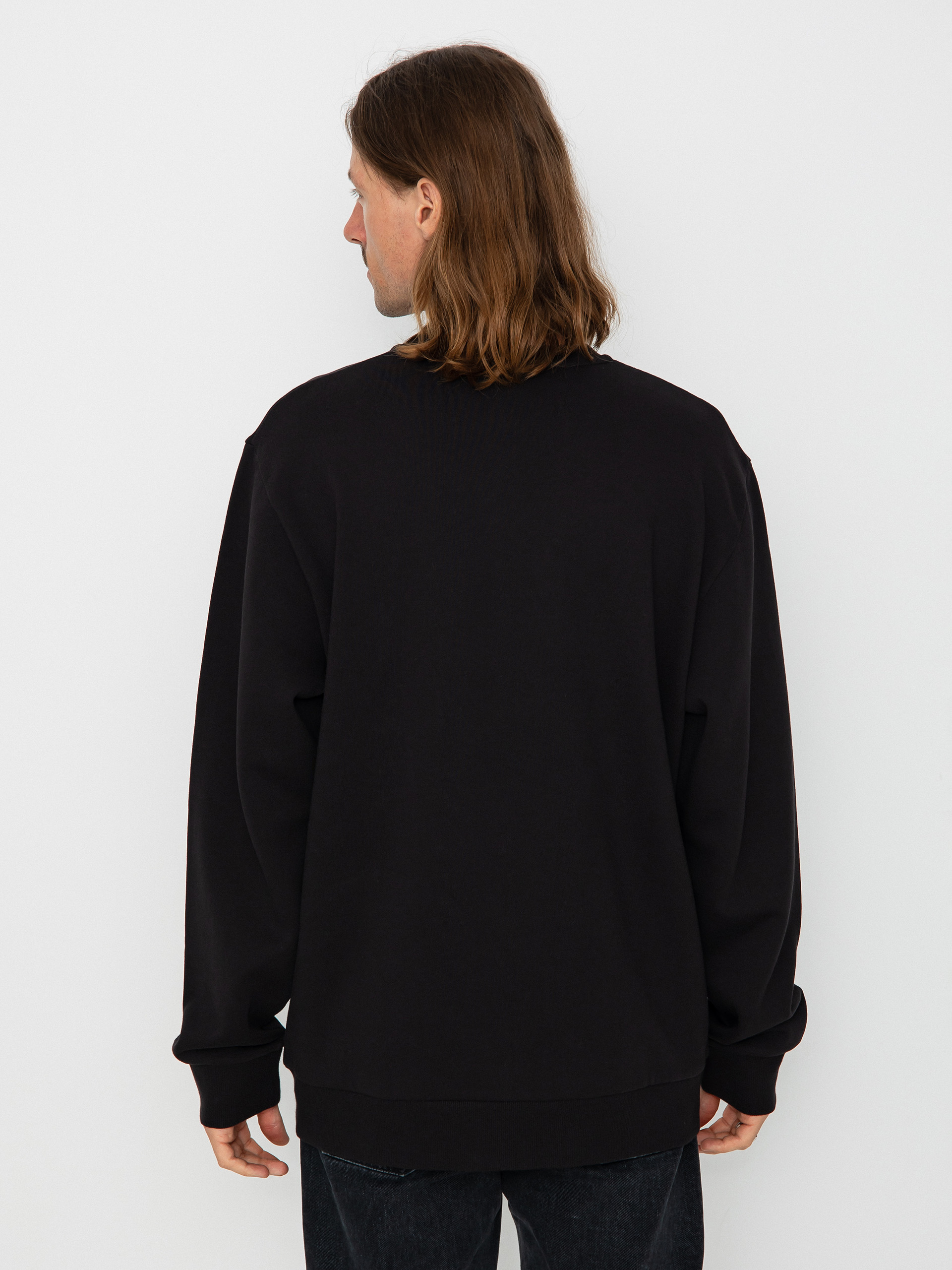 Carhartt WIP Script Embroidery Pulóver (black/white)