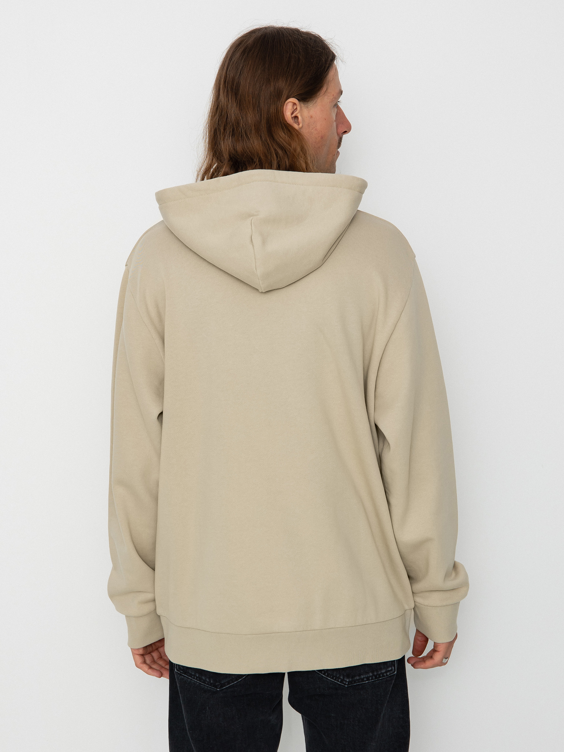 Carhartt WIP Script Embroidery HD Kapucnis pulóver (wall/black)