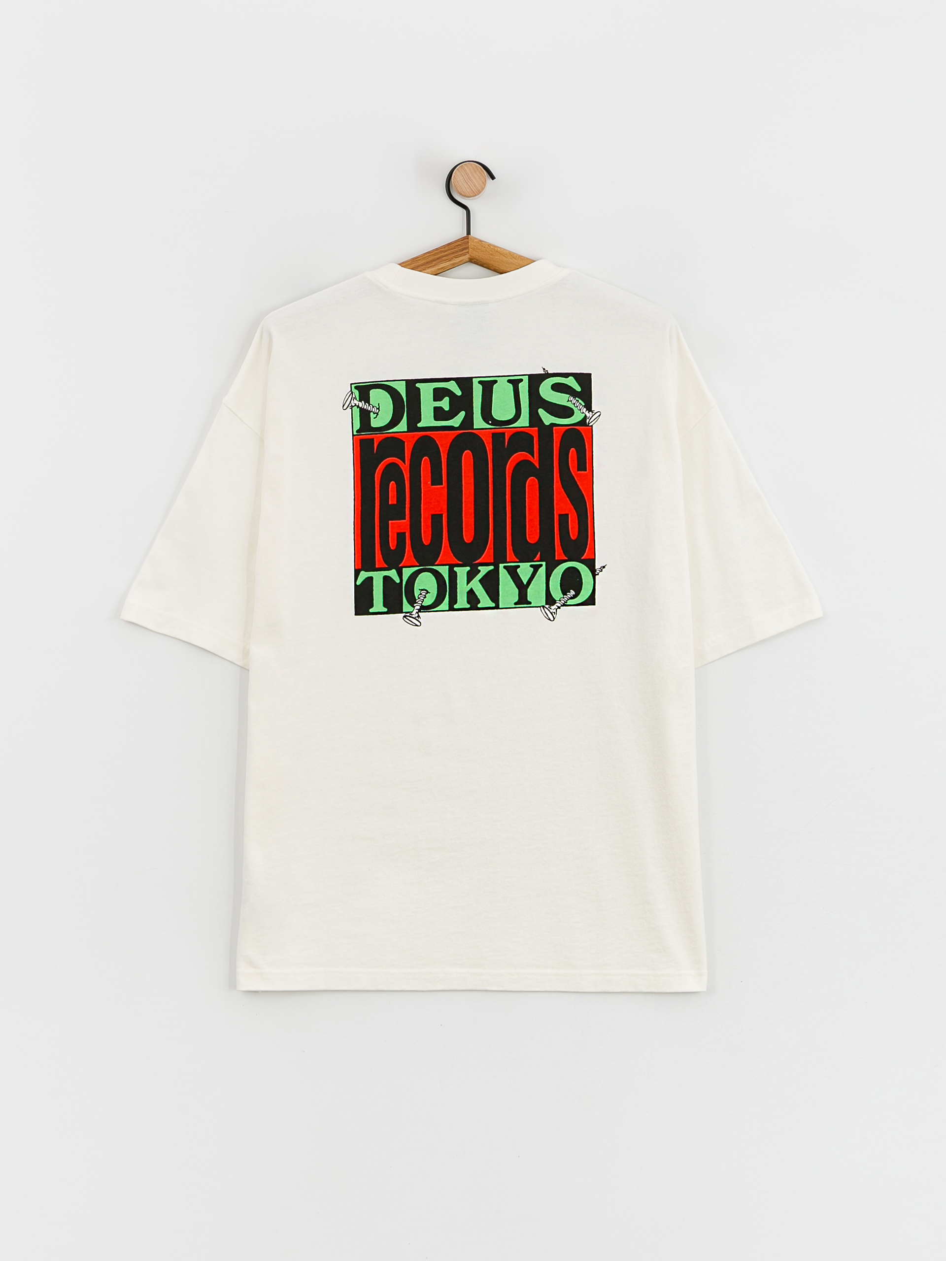 Deus Ex Machina Screw Loose póló (vintage white)
