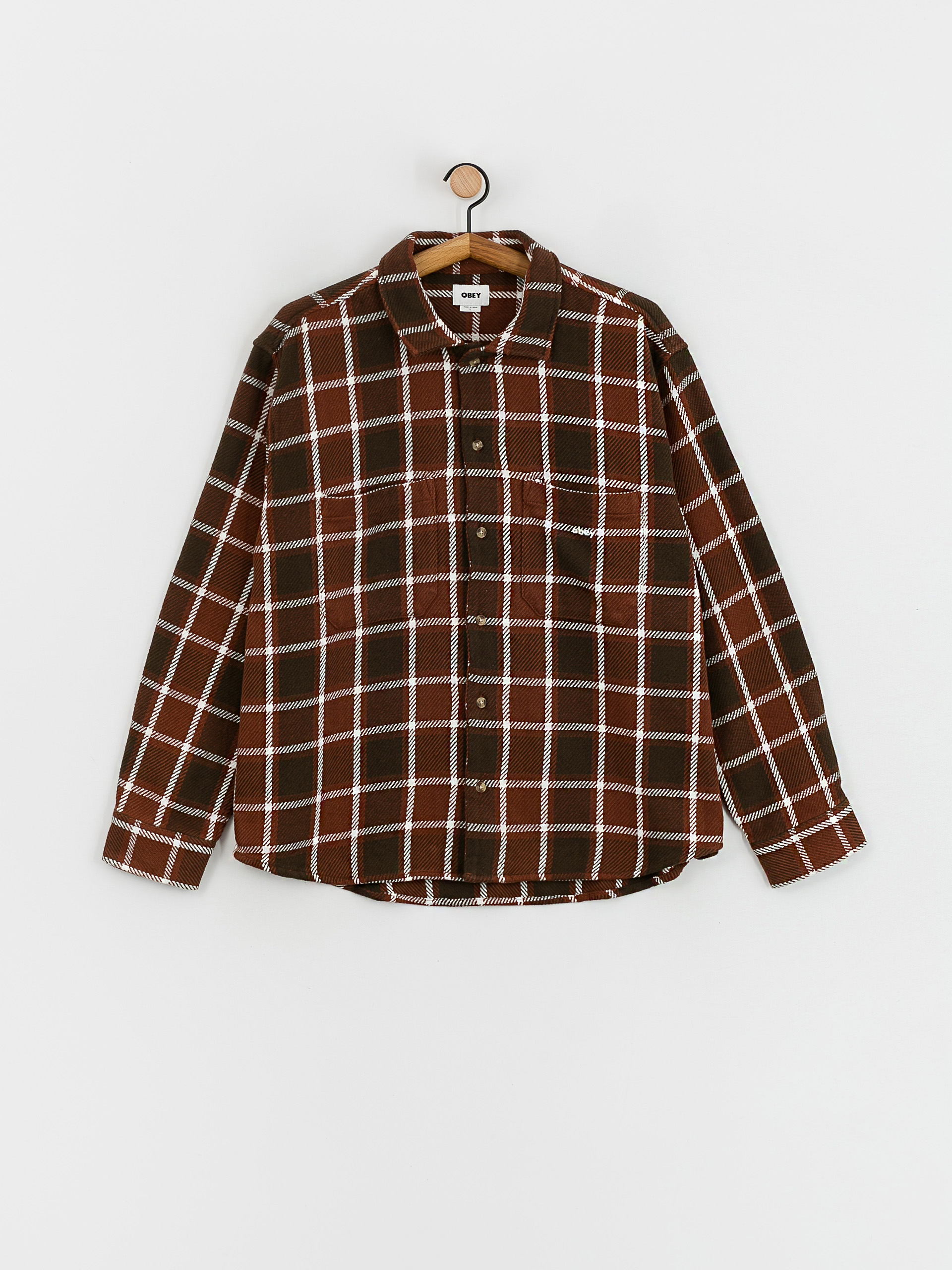 OBEY Bigwig Plaid Ing (sepia multi)