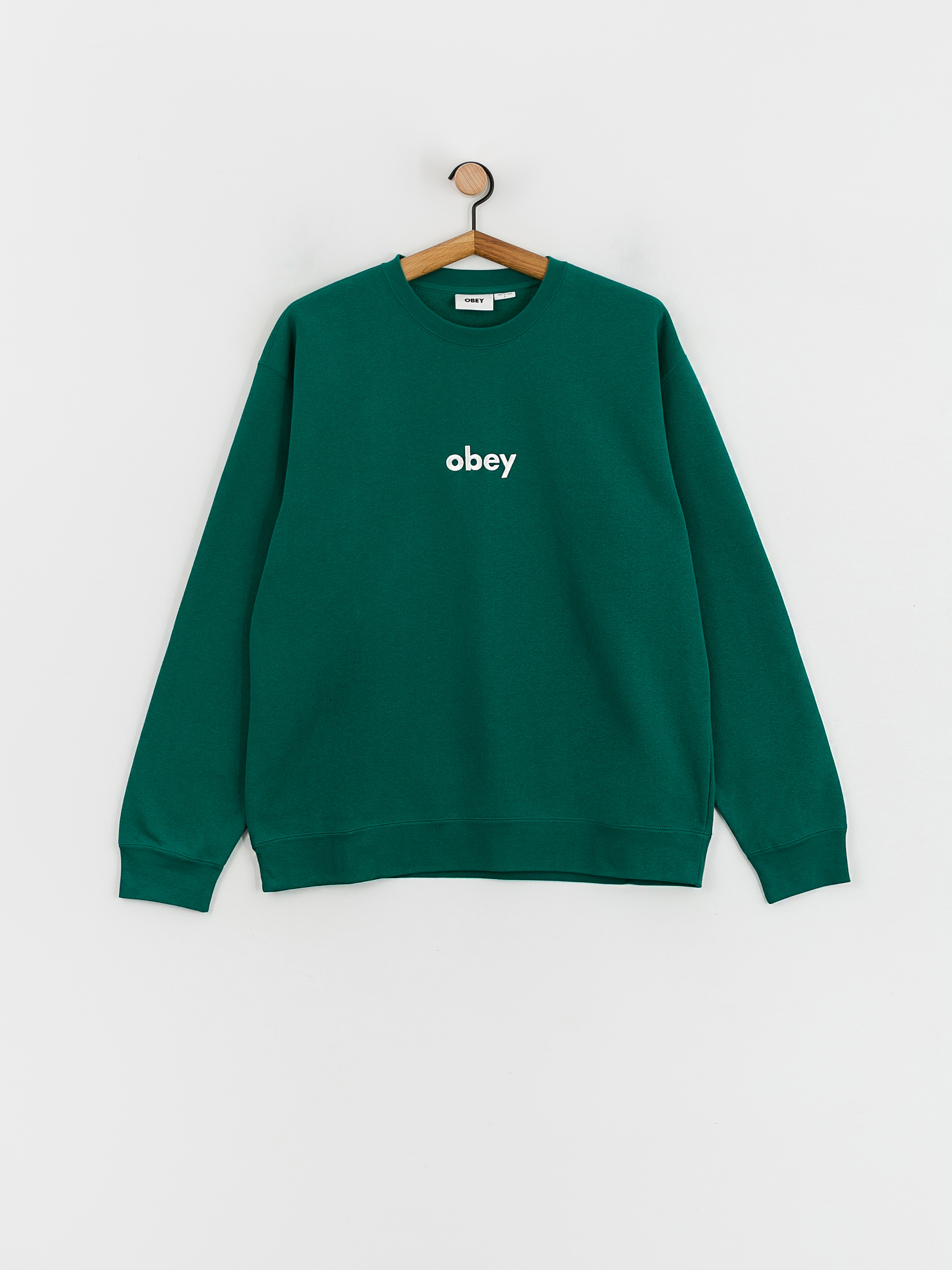 OBEY Lowercase Pulóver (aventurine green)