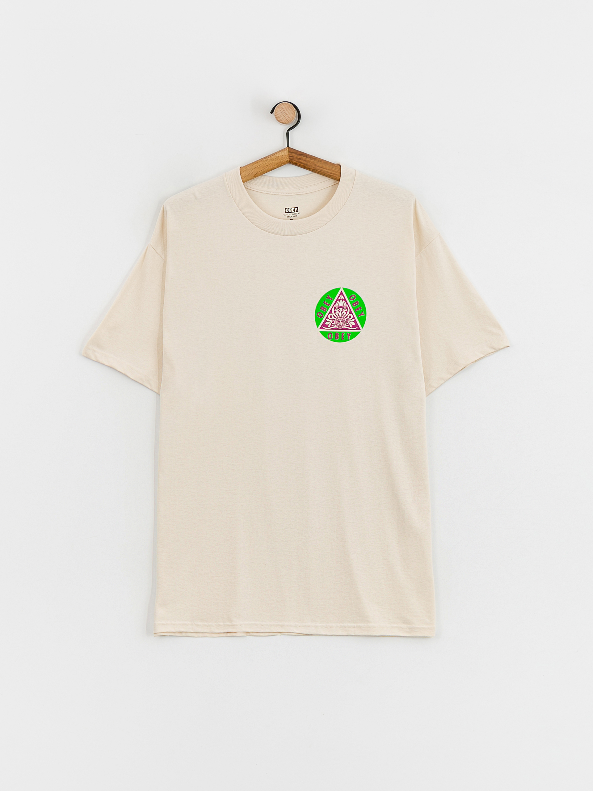 OBEY Pyramid póló (cream)