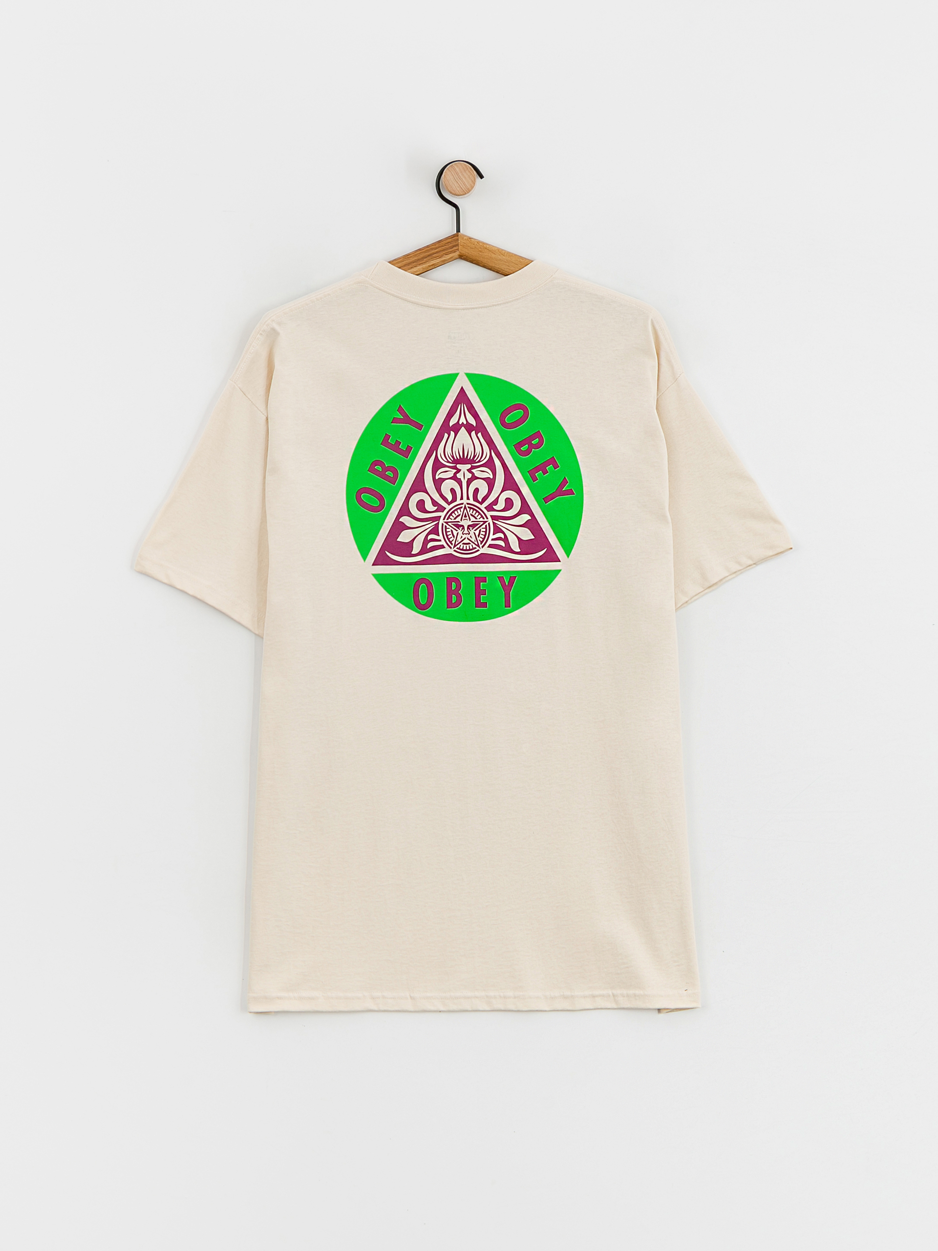 OBEY Pyramid póló (cream)
