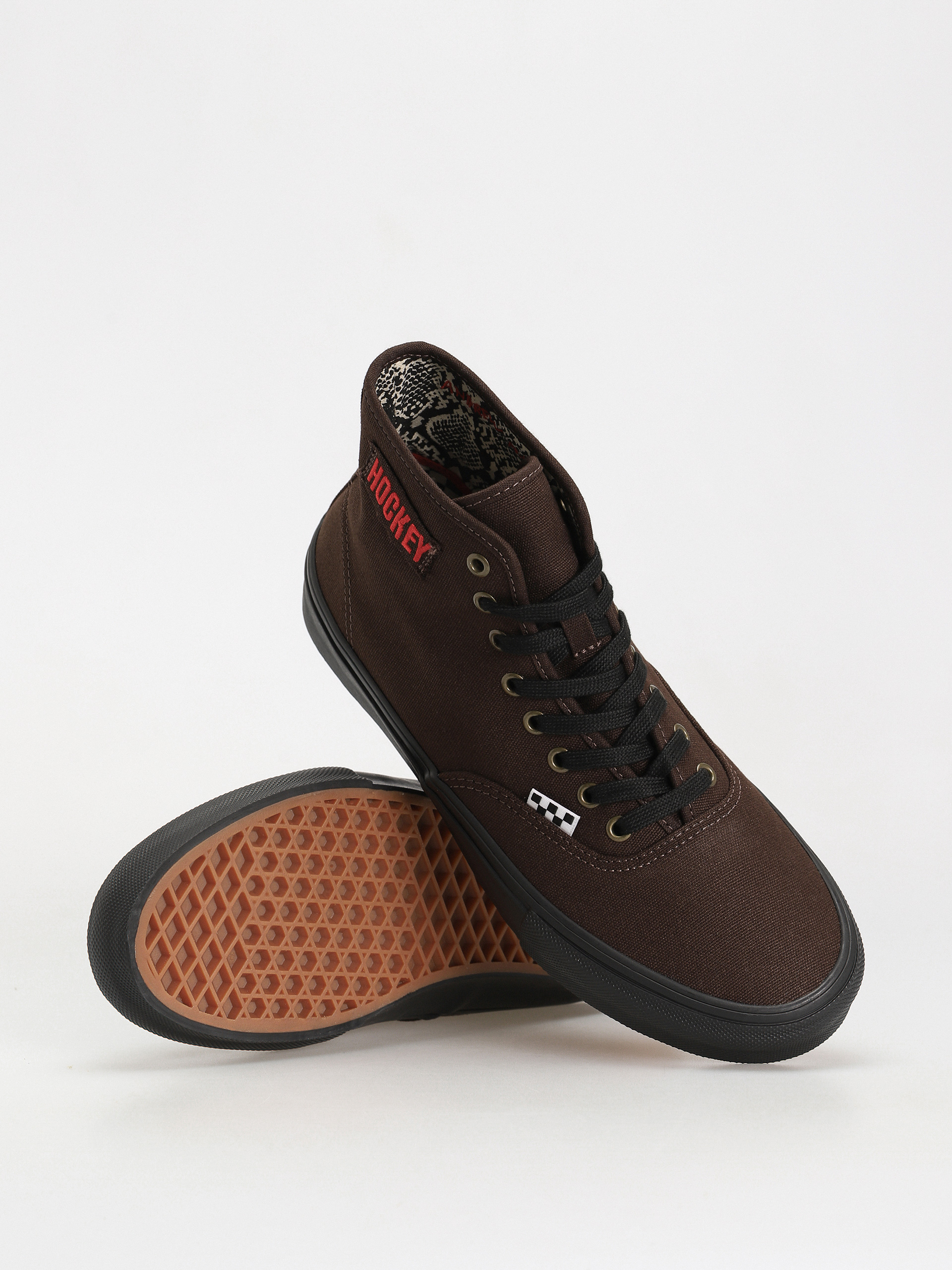 Vans X Hockey Skate Authentic High Cipők (hockey skateboards snake skin)