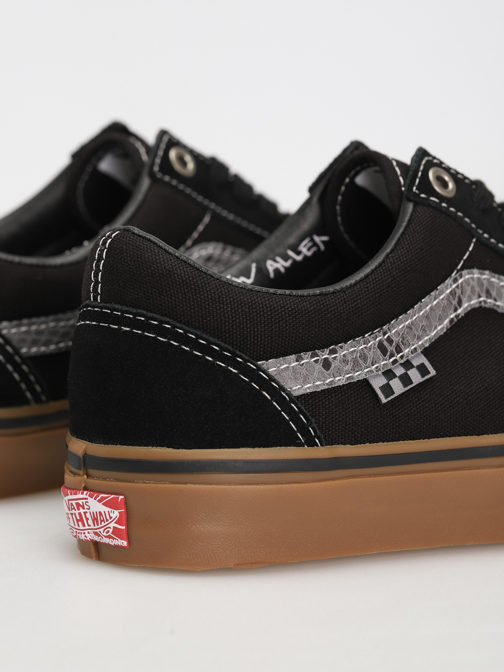 Vans X Hockey Skate Old Skool Cipők (hockey skateboards black/snake)