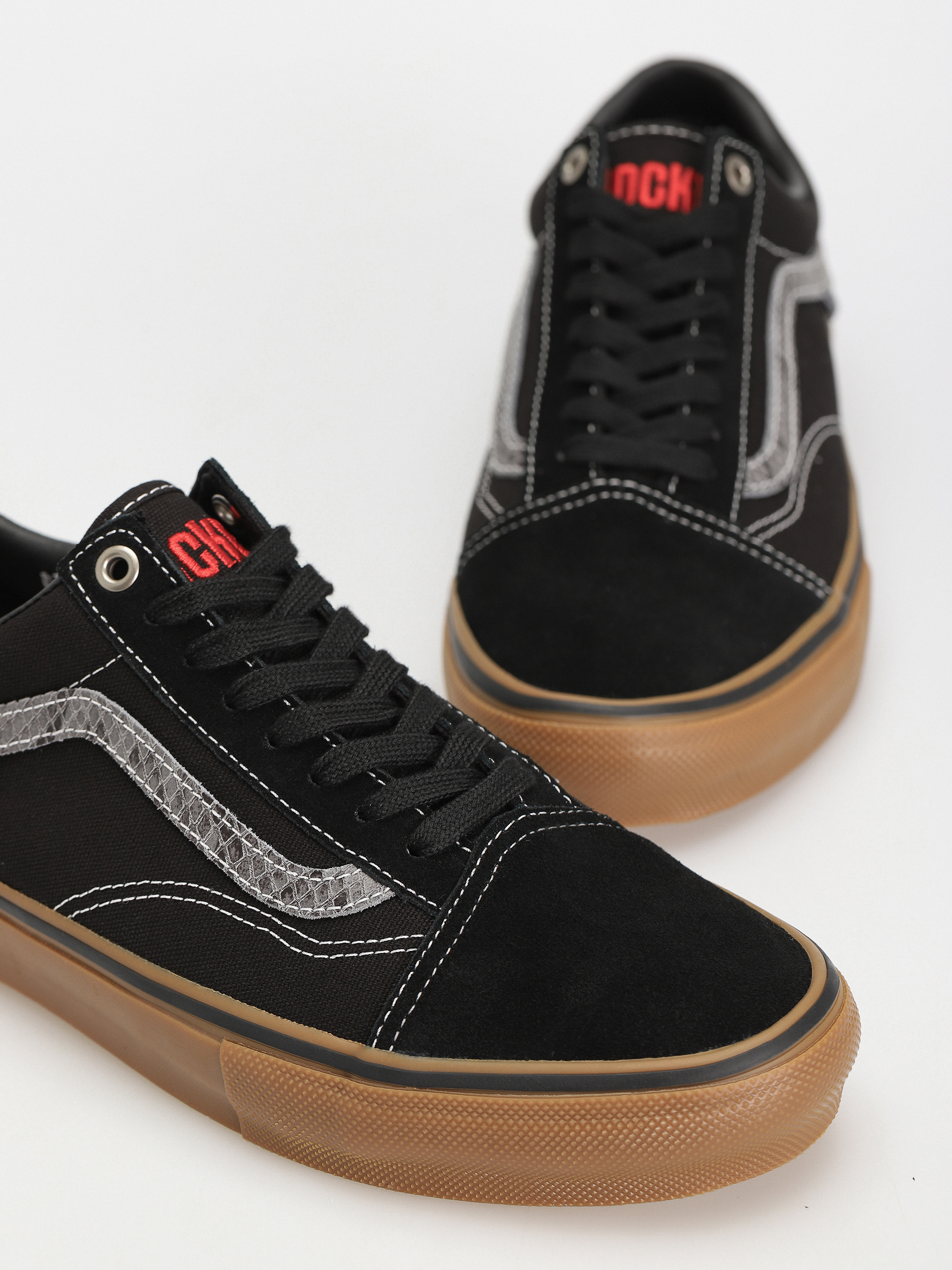 Vans X Hockey Skate Old Skool Cipők (hockey skateboards black/snake)