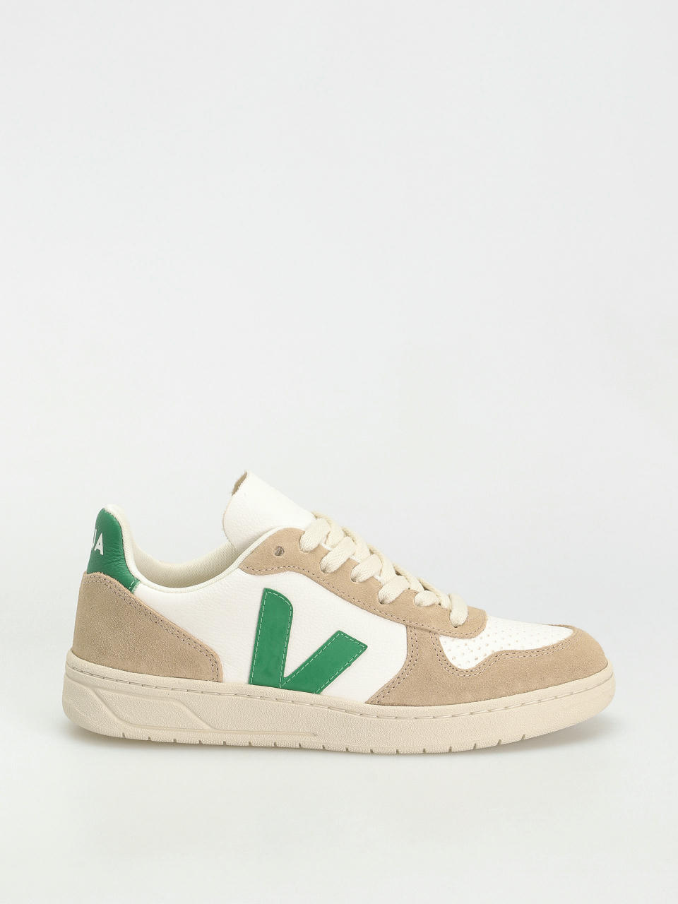 Veja V-10 Cipők Wmn (extra white emeraude sahara)