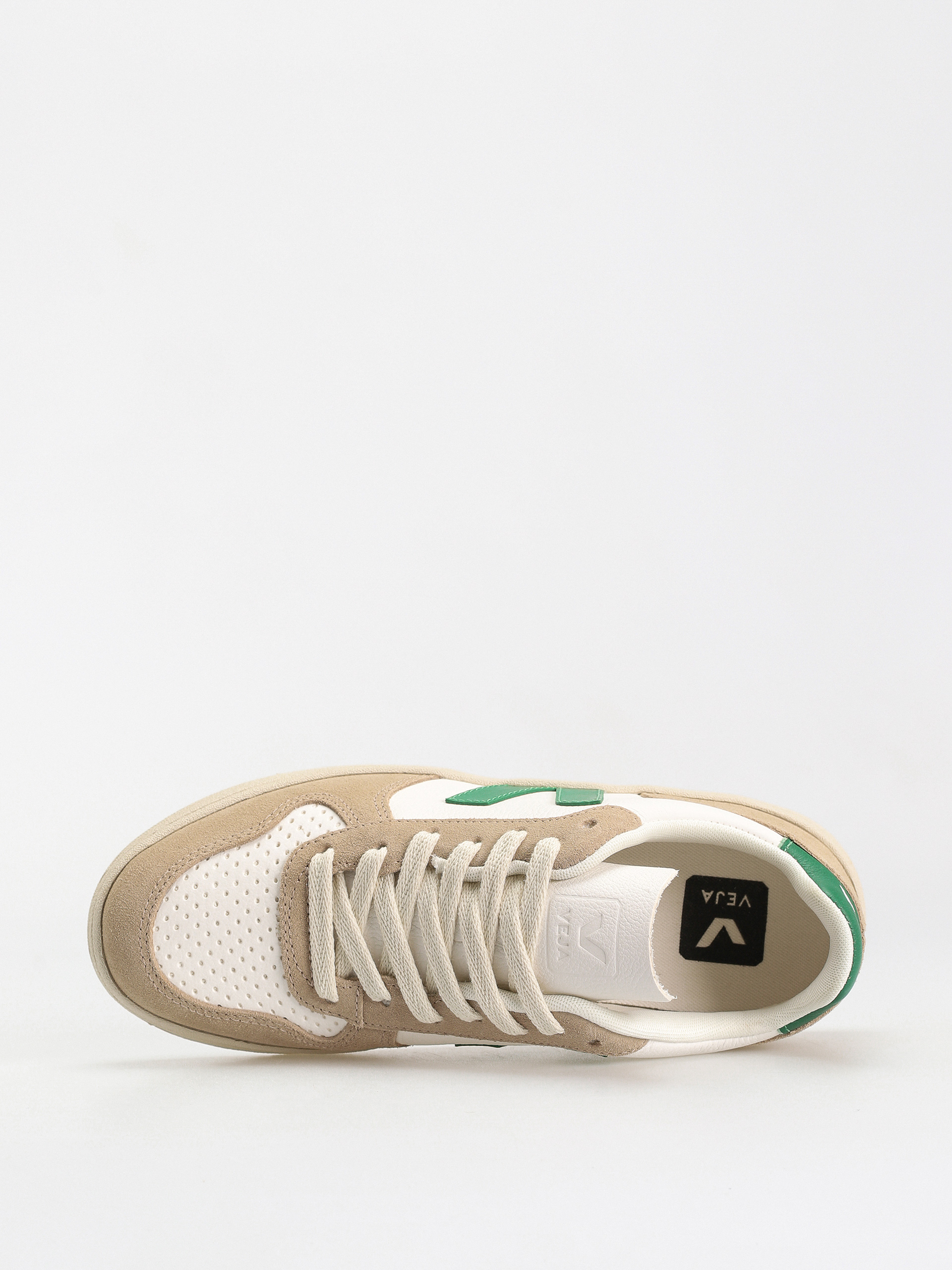 Veja V-10 Cipők Wmn (extra white emeraude sahara)