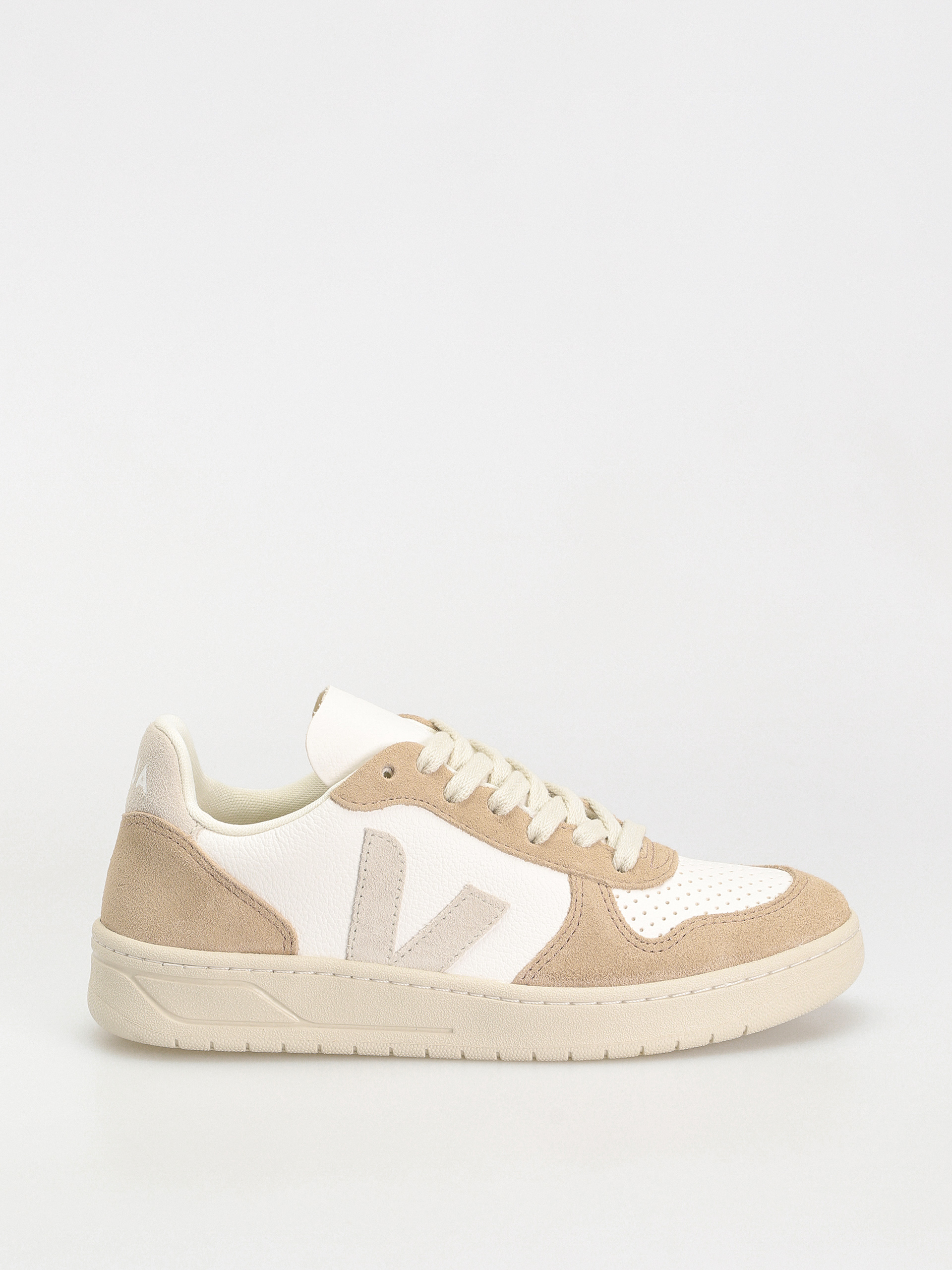 Veja V-10 Cipők Wmn (extra white natural sahara)