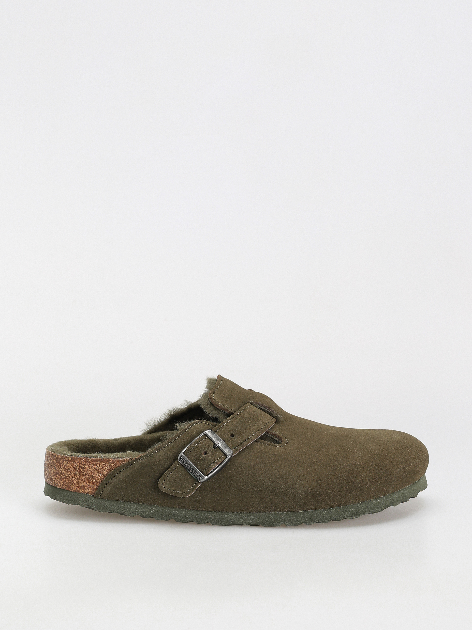 Birkenstock Boston Suede Leather Narrow Flip-flop papucsok Wmn