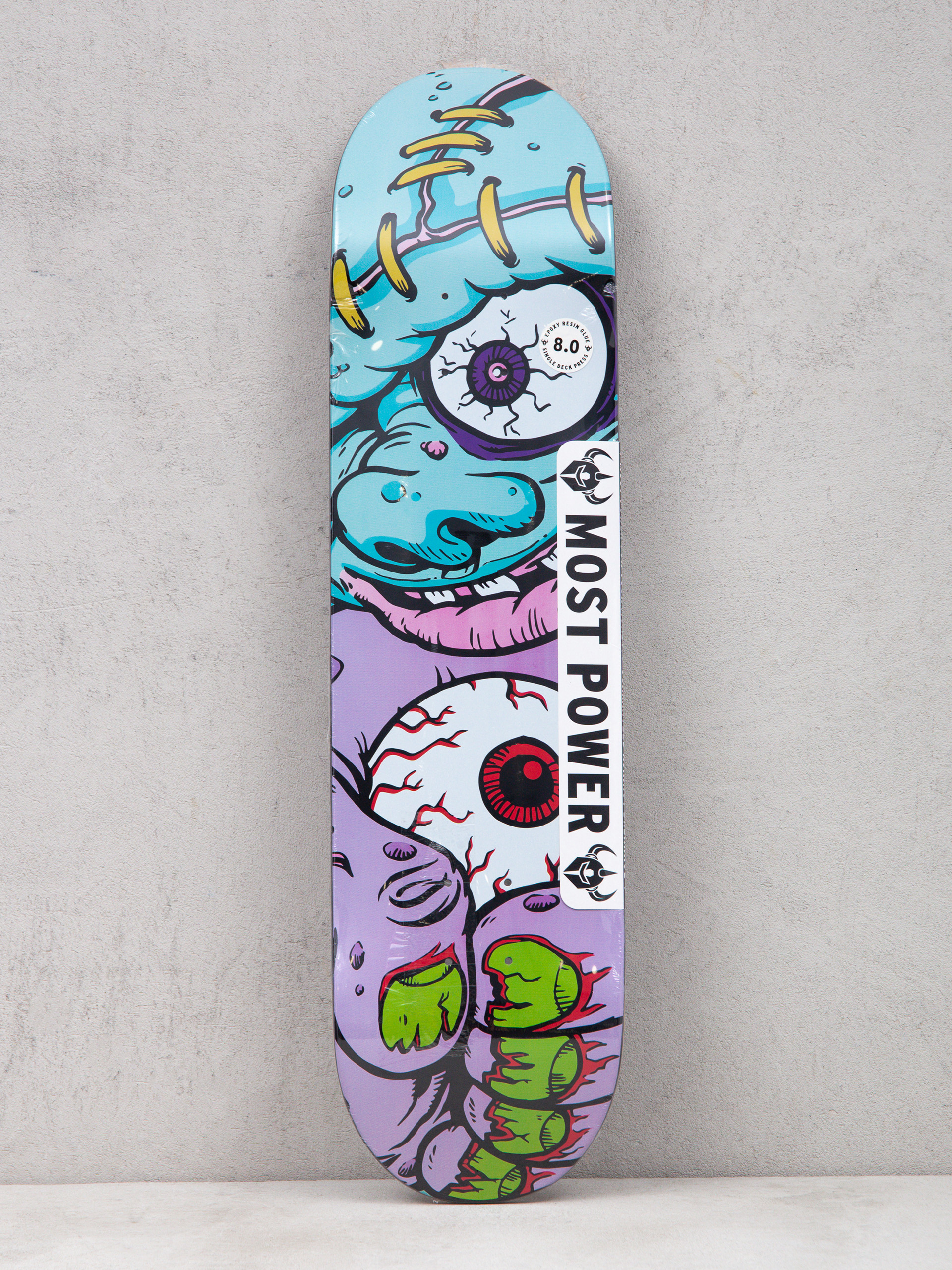 Darkstar Madballs Fist Face Gördeszka lap (blue/violet)