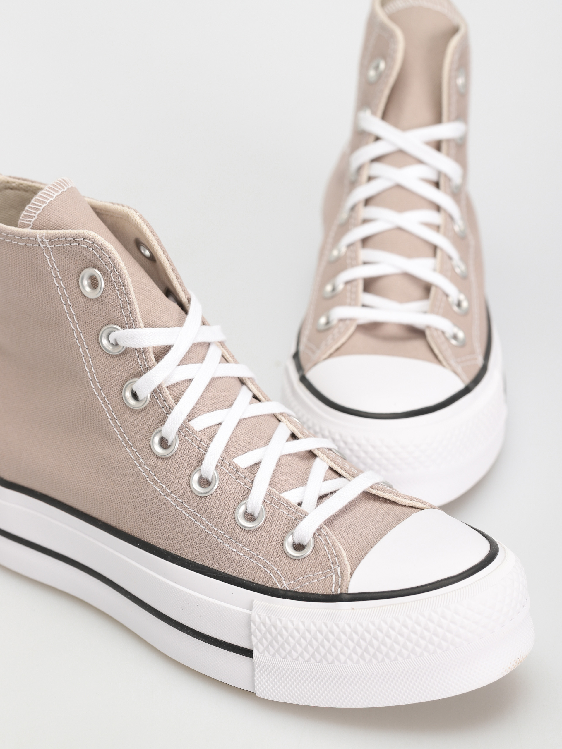 Converse Chuck Taylor All Star Lift Hi Tornacipők Wmn (wonder stone/white/black)