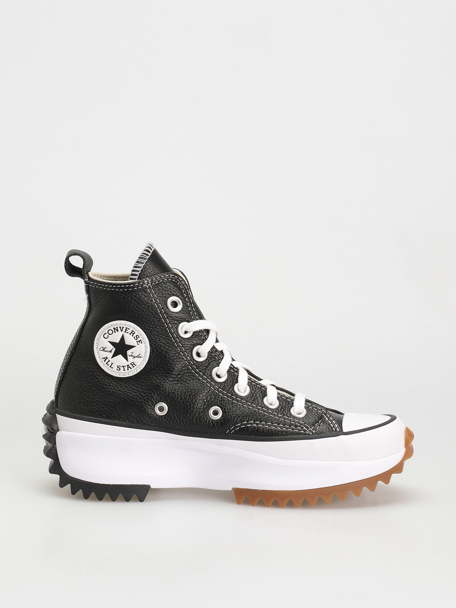 Converse Run Star Hike Hi Cipők (black/white/gum)