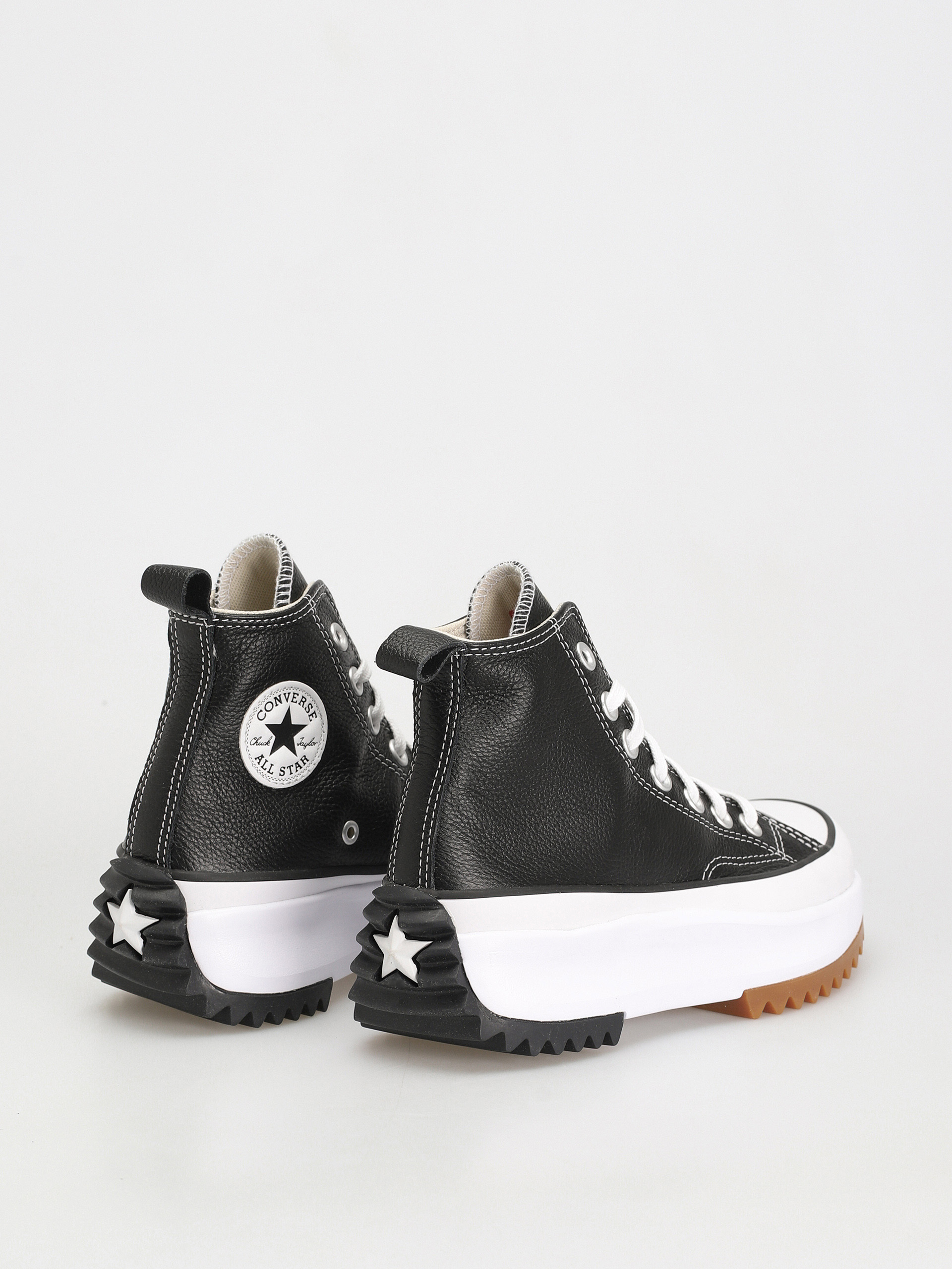 Converse Run Star Hike Hi Cipők (black/white/gum)