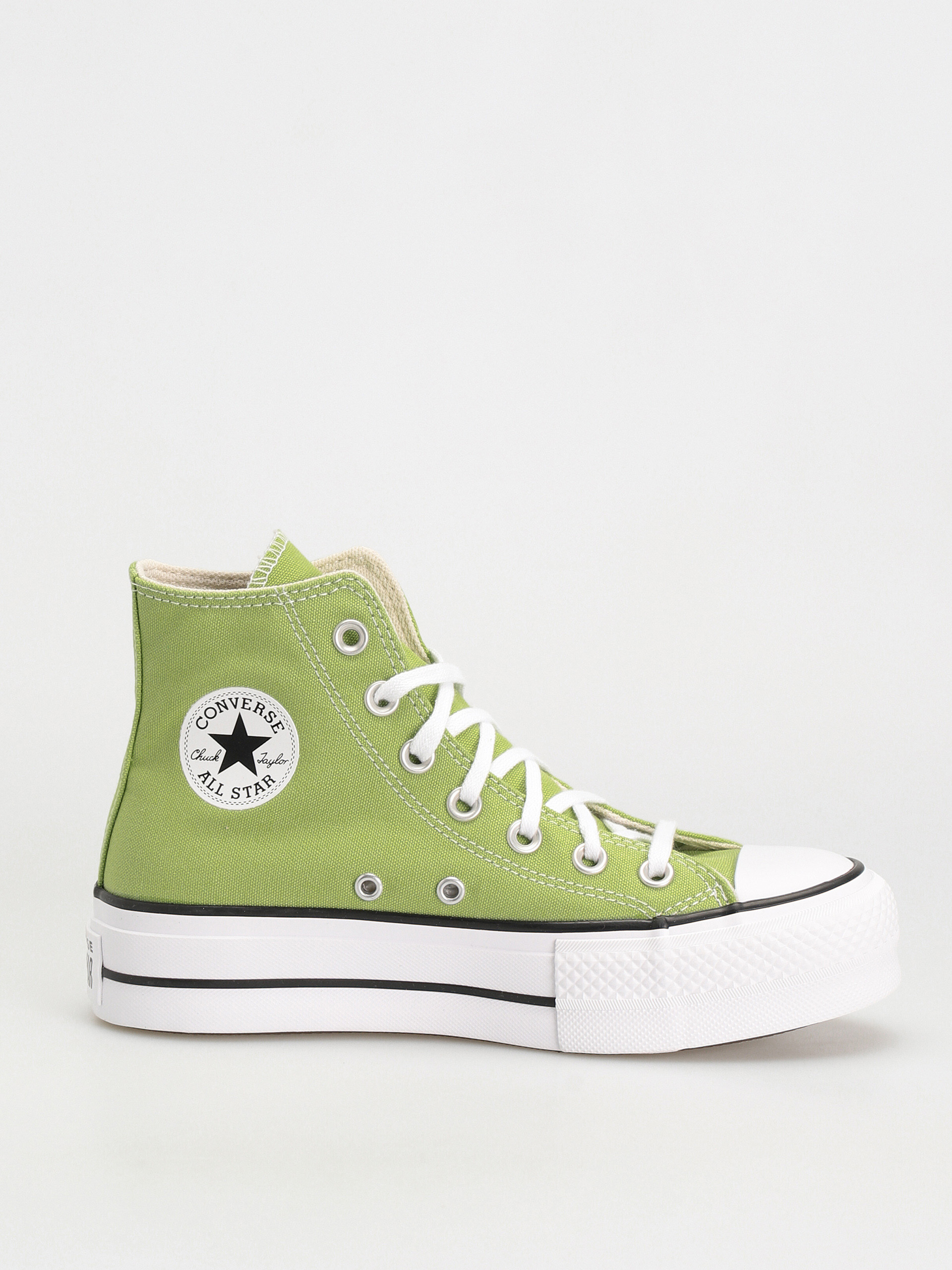Converse Chuck Taylor All Star Lift Hi Tornacipők Wmn (vitality green/white/black)