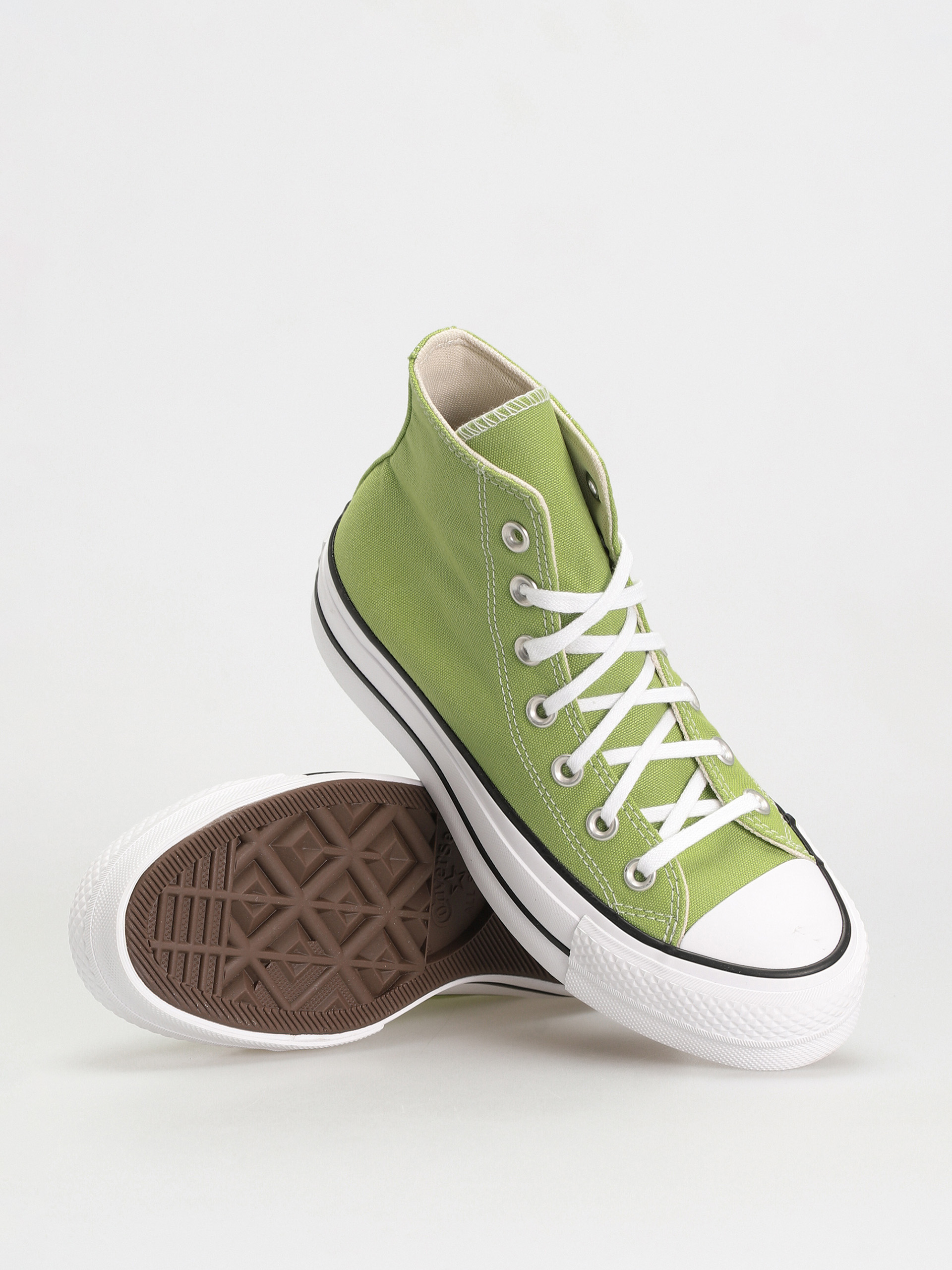 Converse Chuck Taylor All Star Lift Hi Tornacipők Wmn (vitality green/white/black)