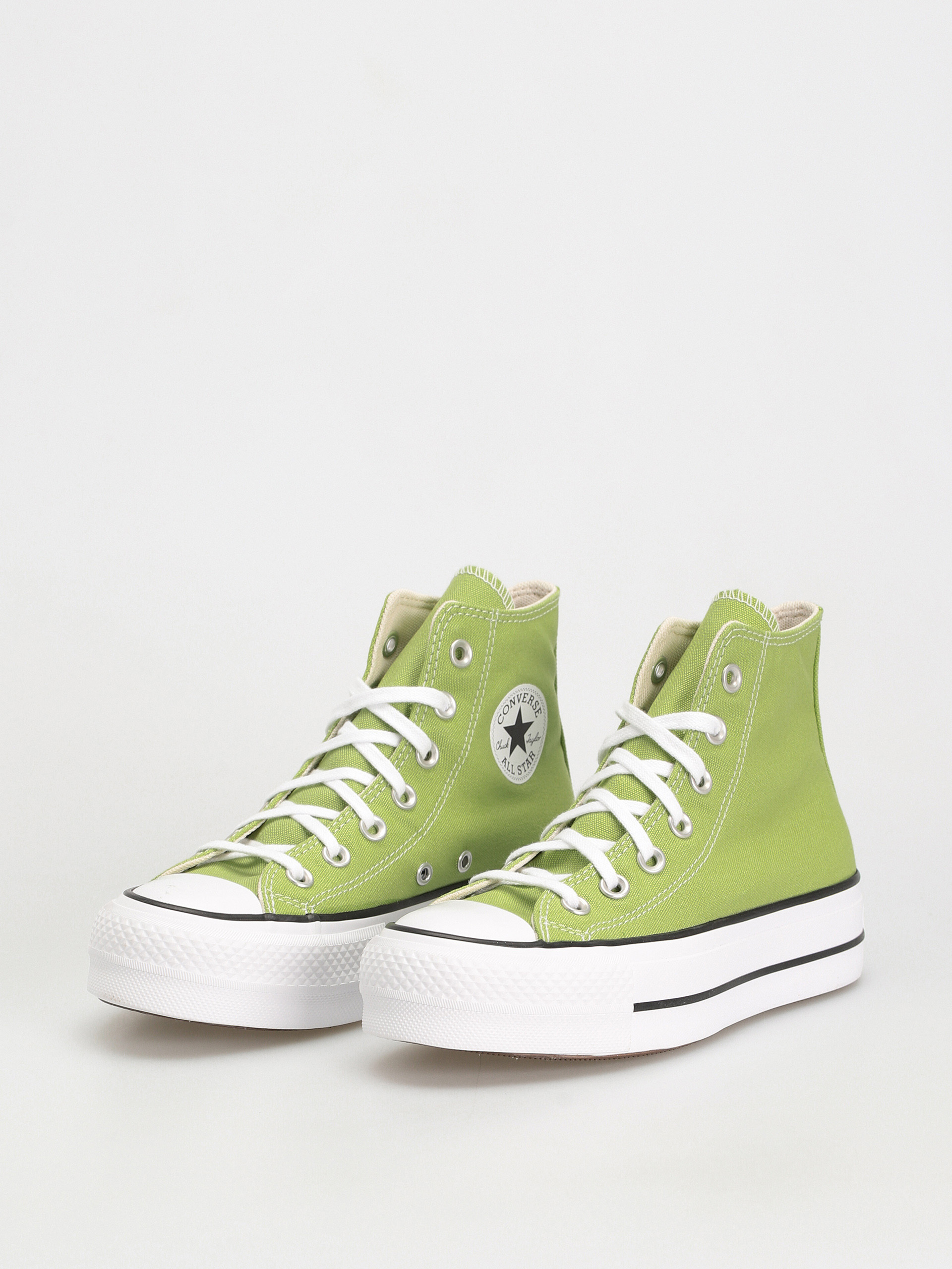 Converse Chuck Taylor All Star Lift Hi Tornacipők Wmn (vitality green/white/black)