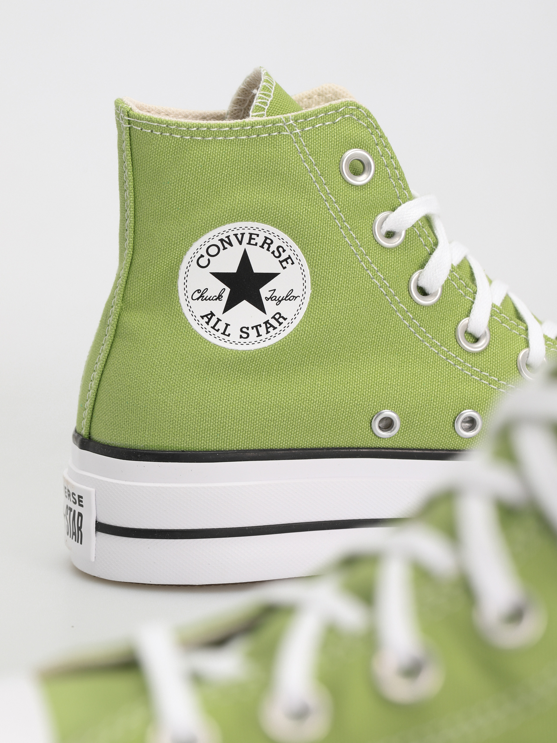 Converse Chuck Taylor All Star Lift Hi Tornacipők Wmn (vitality green/white/black)