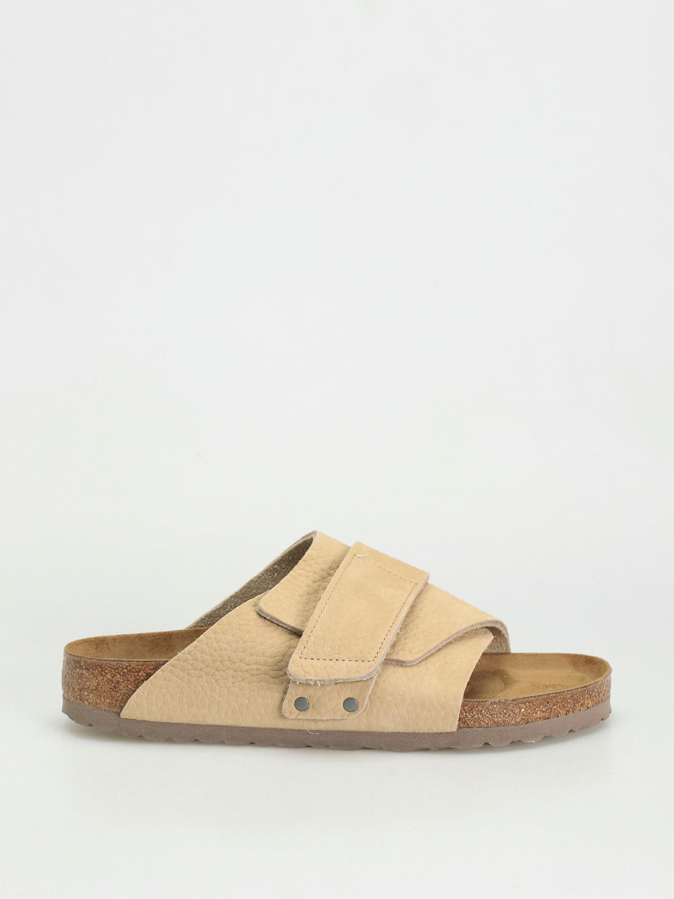 Birkenstock Kyoto Nubuck Leather Flip-flop papucsok (sandcastle)