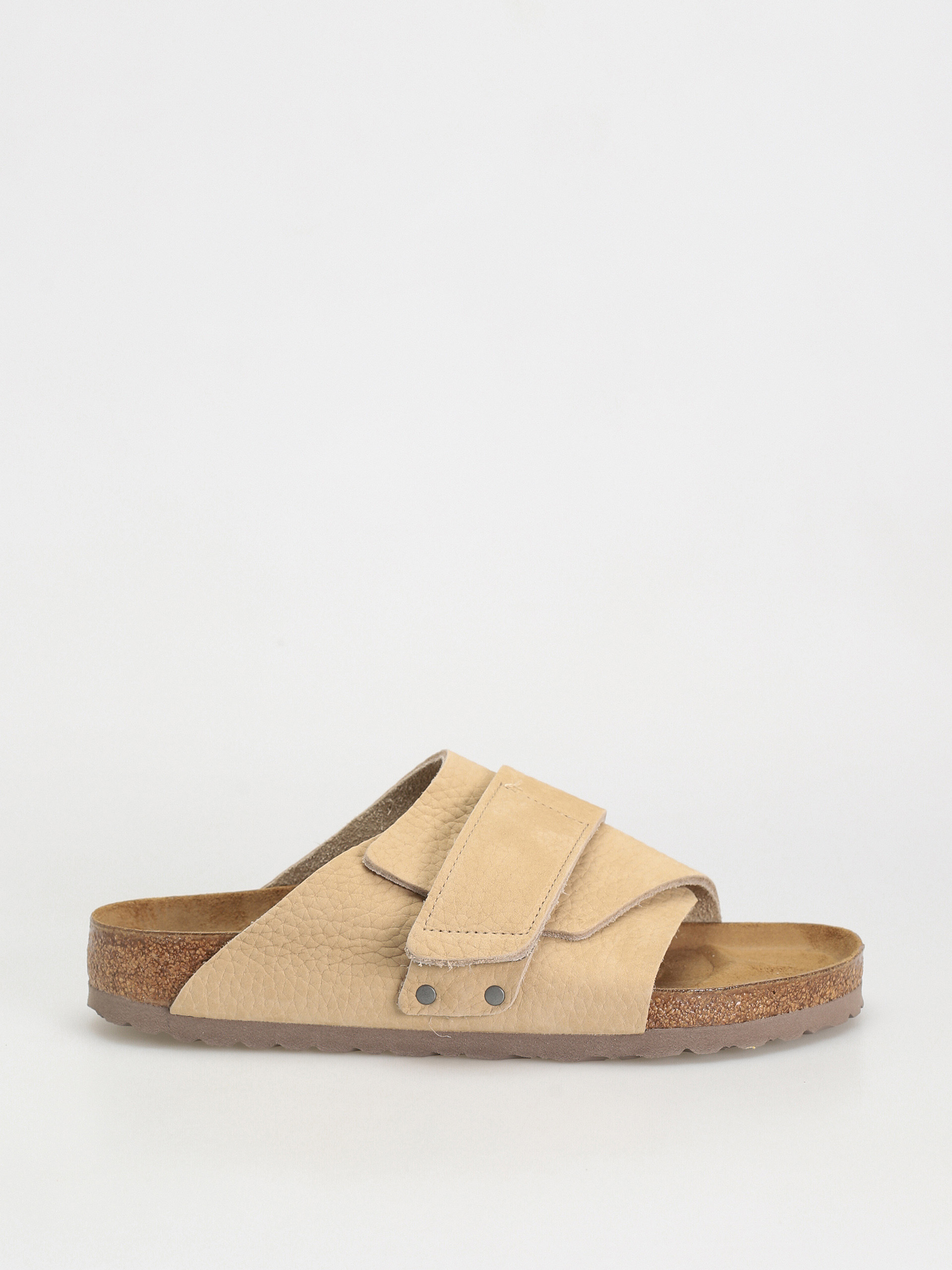 Birkenstock Kyoto Nubuck Leather Flip-flop papucsok (sandcastle)