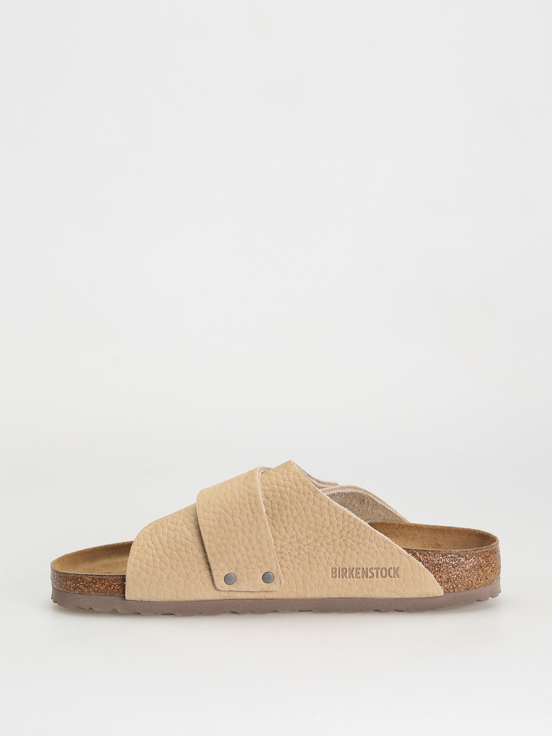 Birkenstock Kyoto Nubuck Leather Flip-flop papucsok (sandcastle)