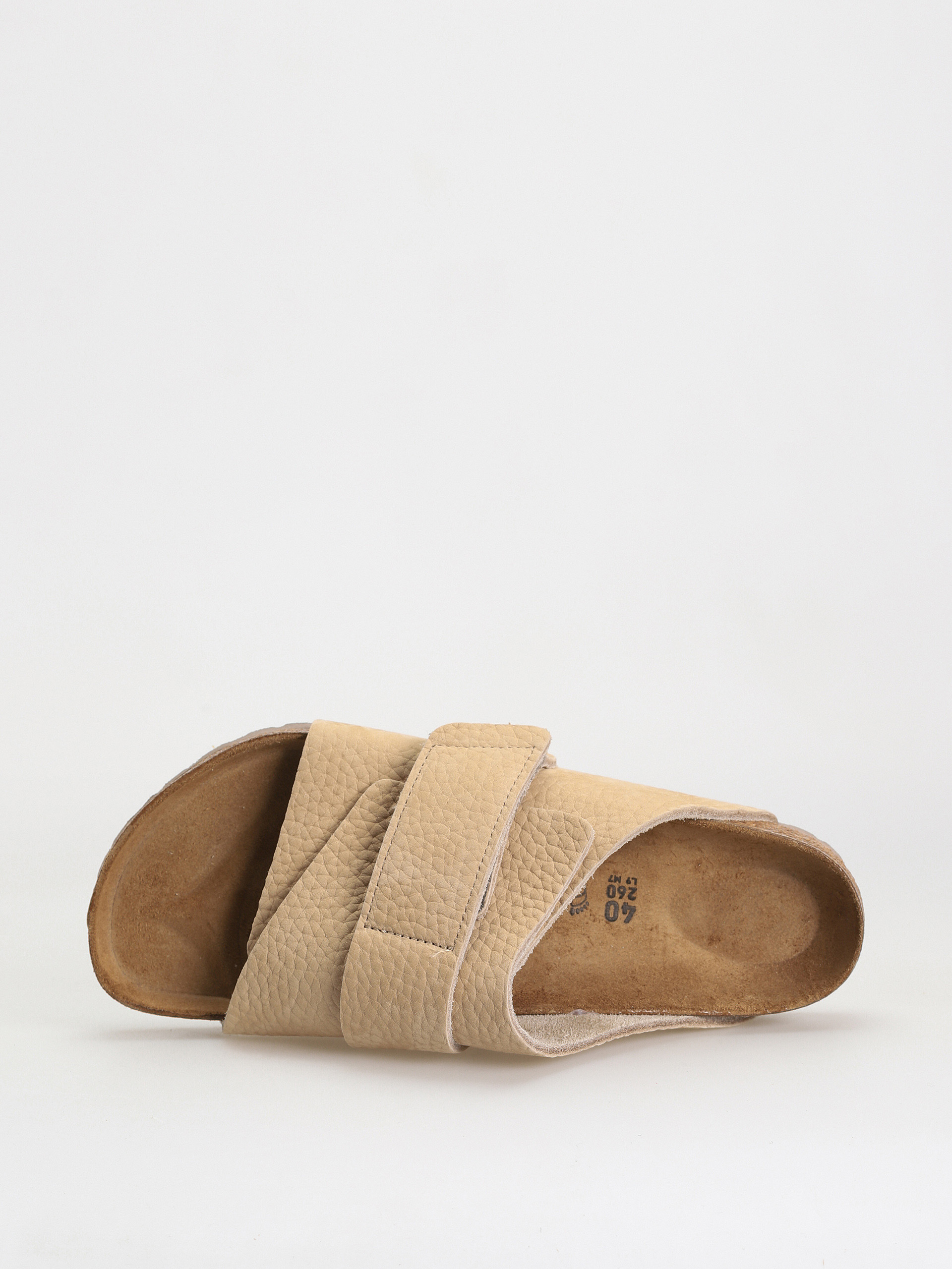 Birkenstock Kyoto Nubuck Leather Flip-flop papucsok (sandcastle)