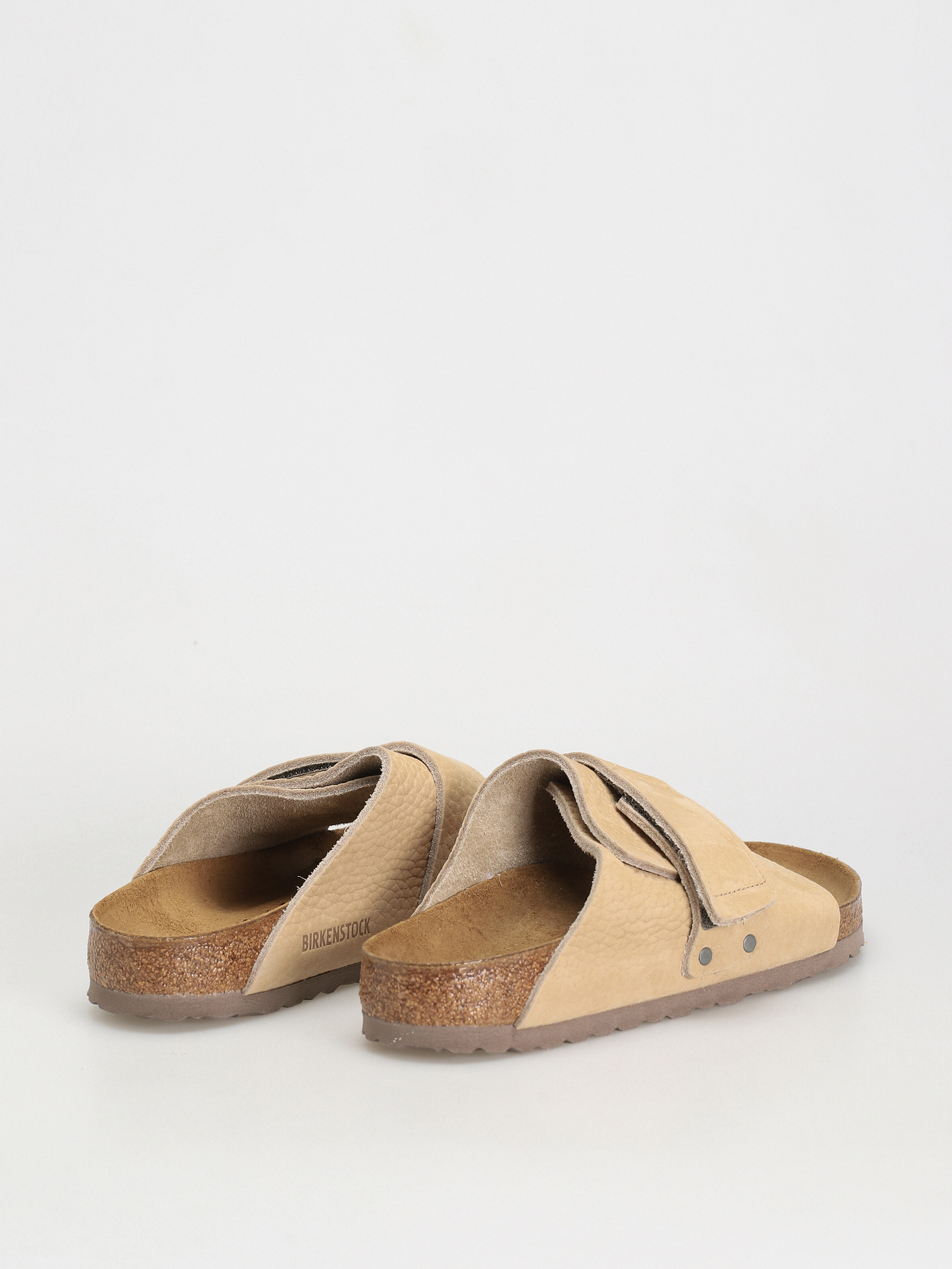 Birkenstock Kyoto Nubuck Leather Flip-flop papucsok (sandcastle)