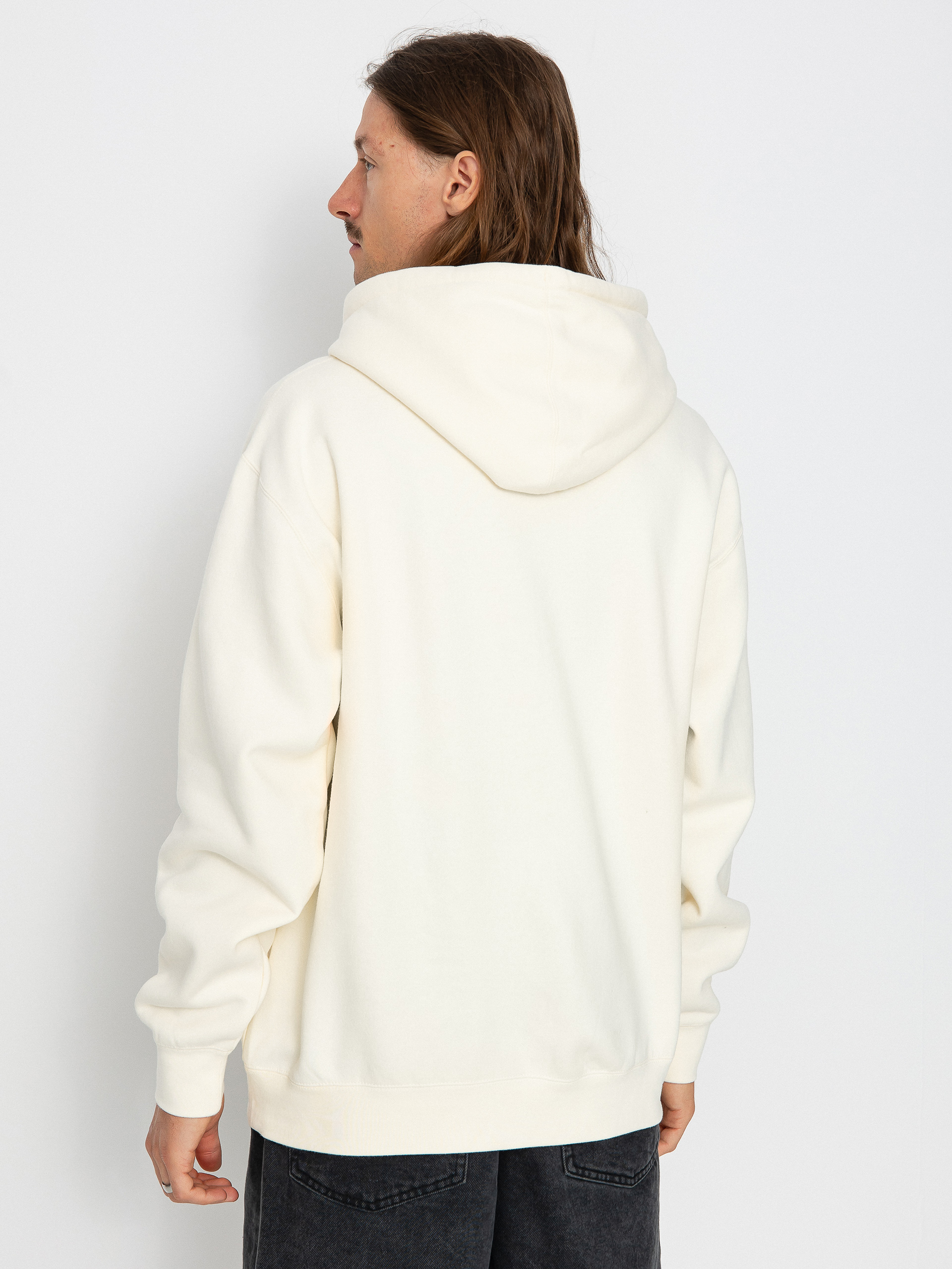 OBEY Lowercase HD Kapucnis pulóver (unbleached)