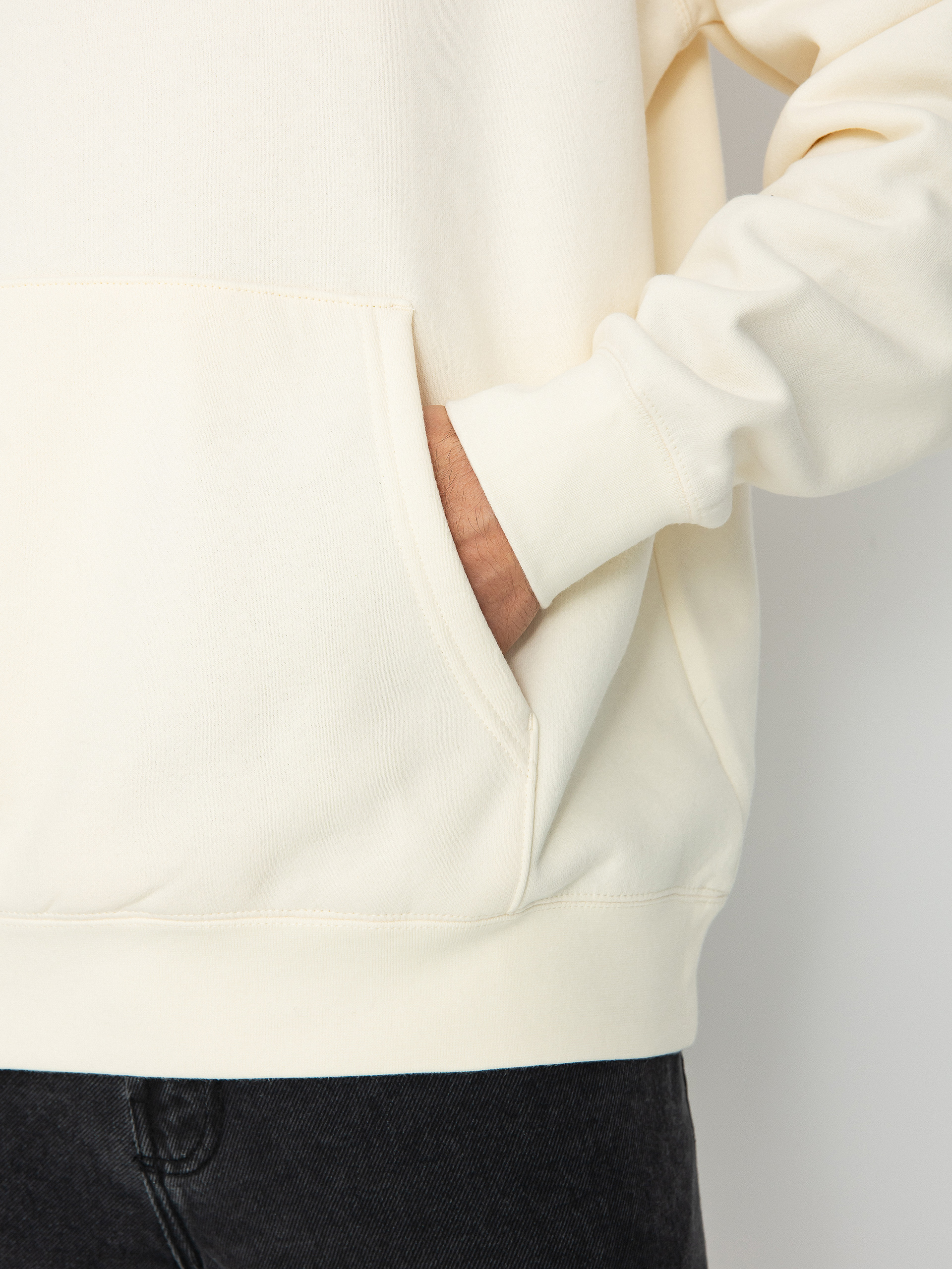 OBEY Lowercase HD Kapucnis pulóver (unbleached)