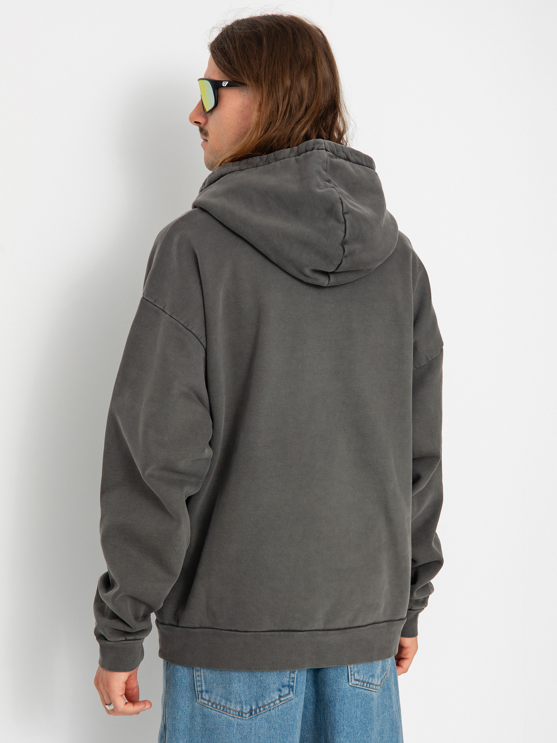 OBEY Lowercase Pigment HD Kapucnis pulóver (pigment digital black)