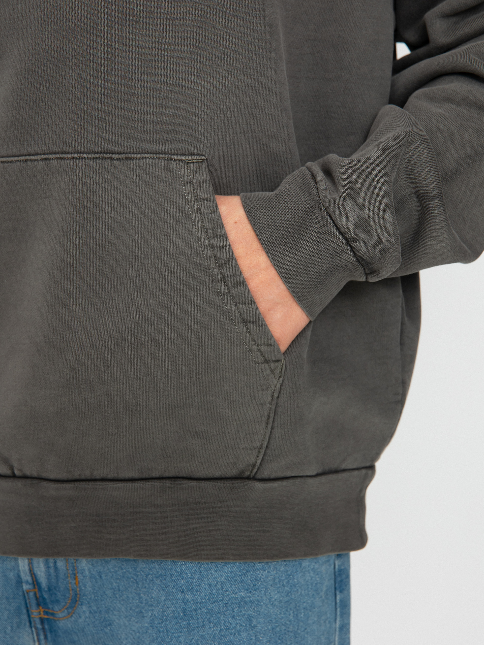 OBEY Lowercase Pigment HD Kapucnis pulóver (pigment digital black)