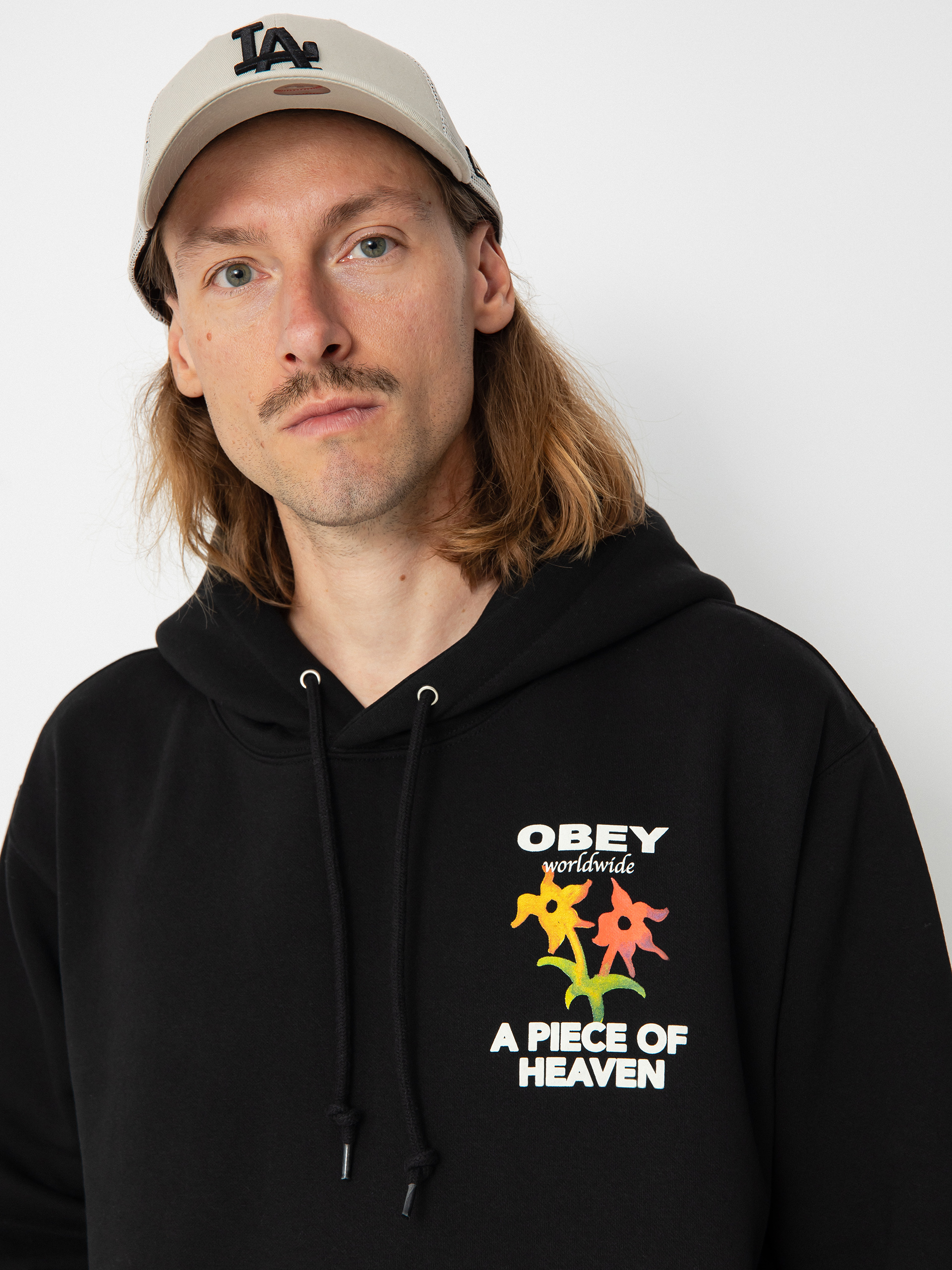 OBEY A Piece Of Heaven HD Kapucnis pulóver (black)