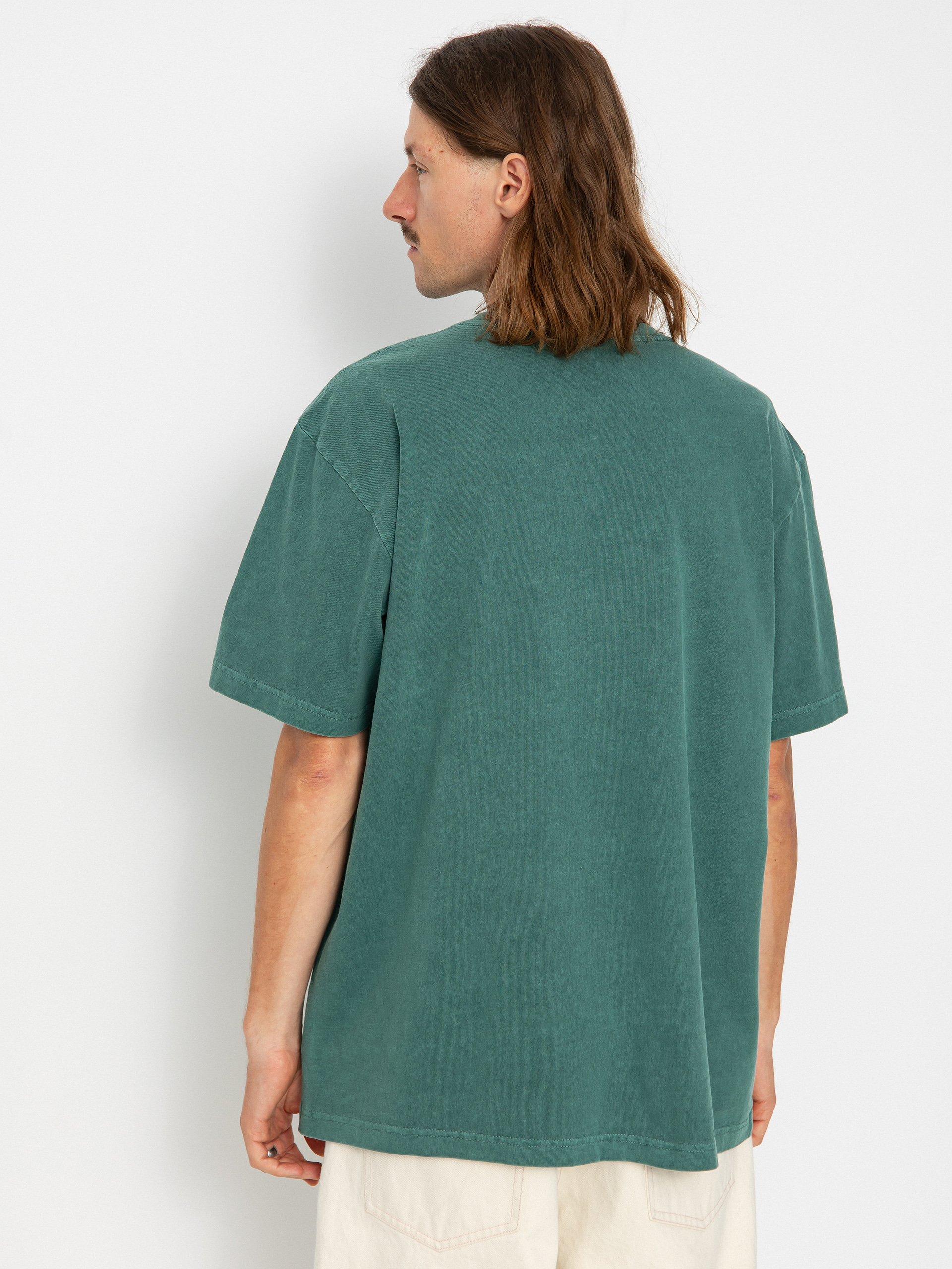 OBEY Lowercase Pigment póló (pigment aventurine green)