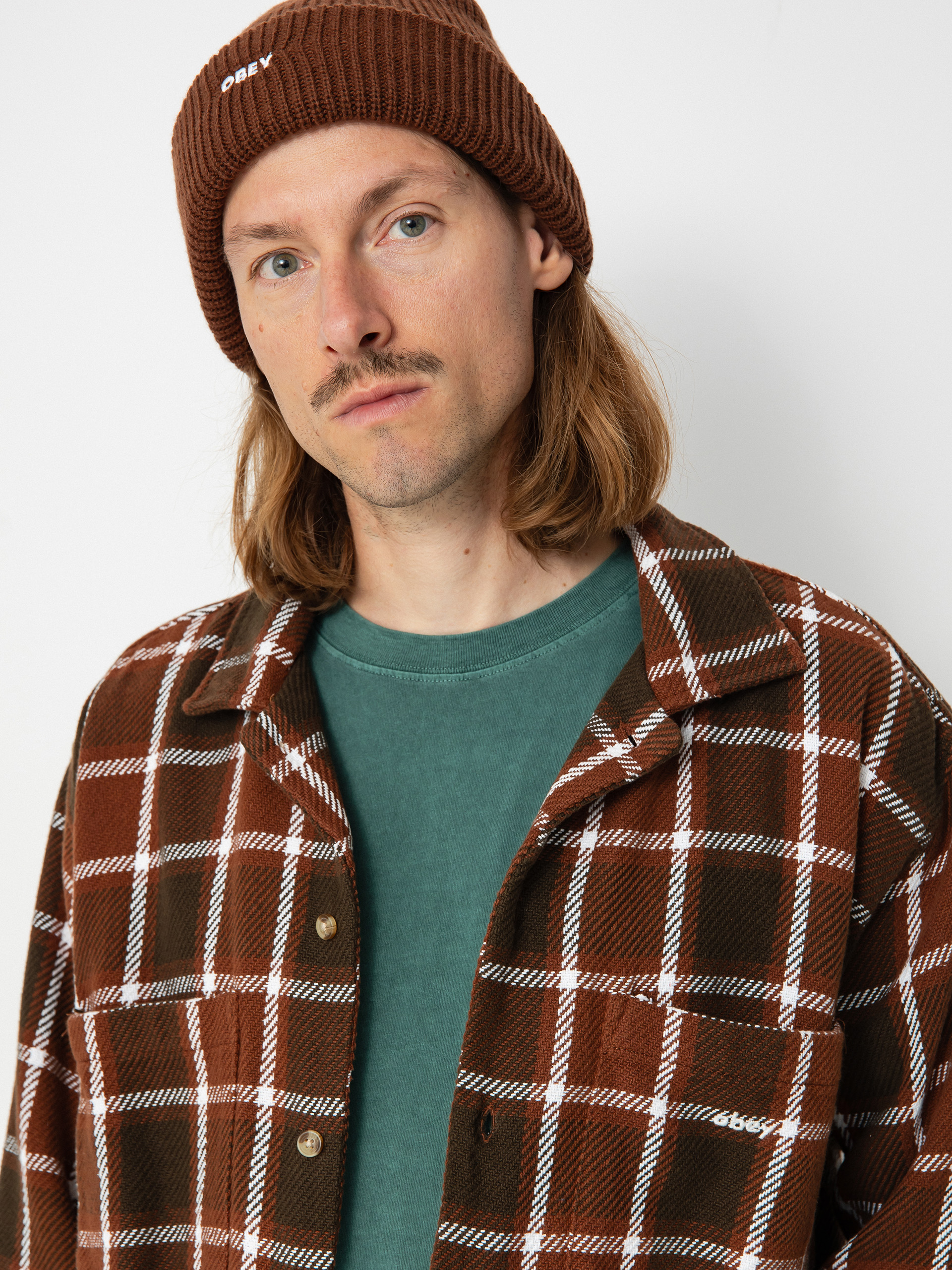 OBEY Bigwig Plaid Ing (sepia multi)