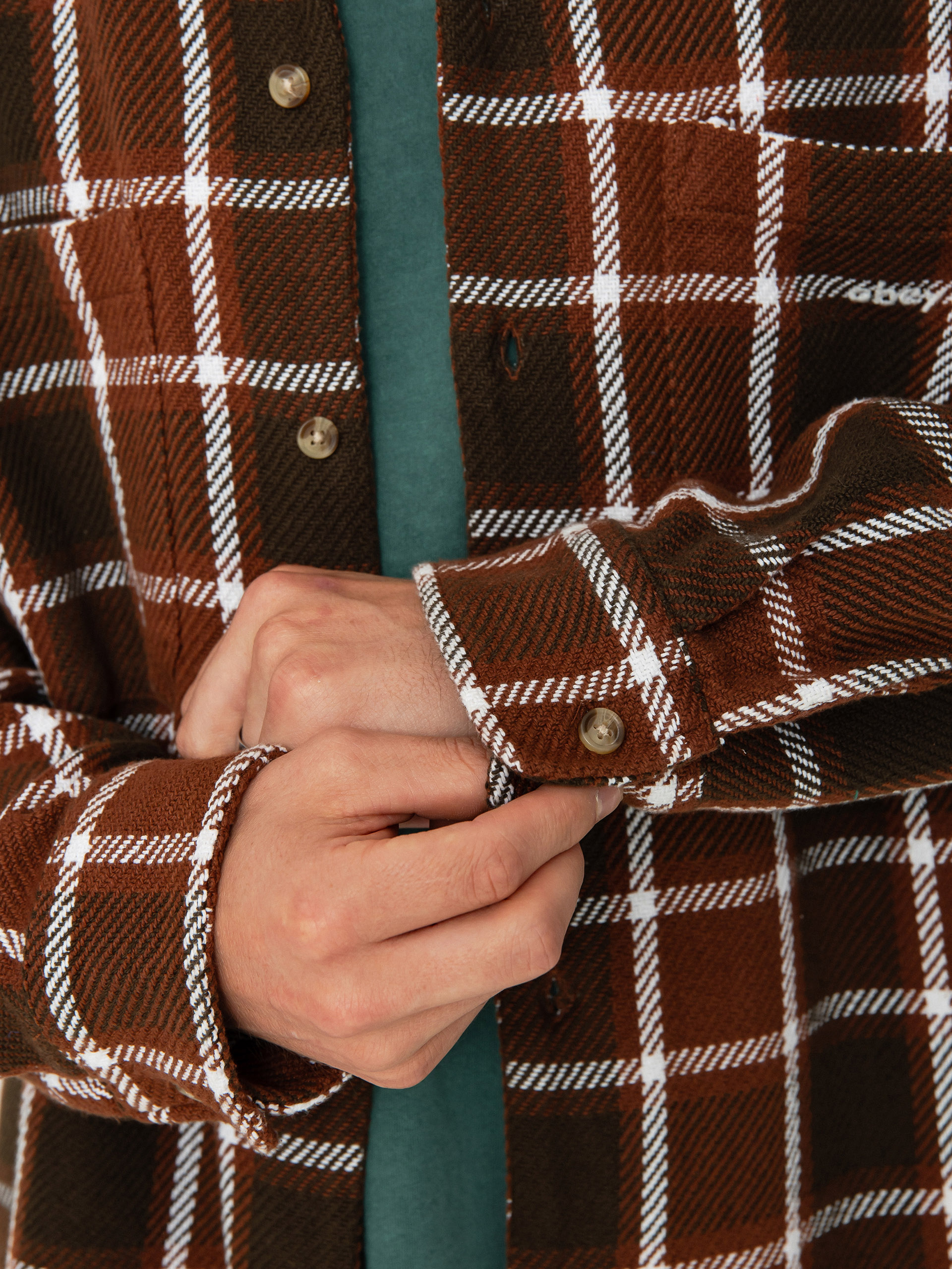 OBEY Bigwig Plaid Ing (sepia multi)