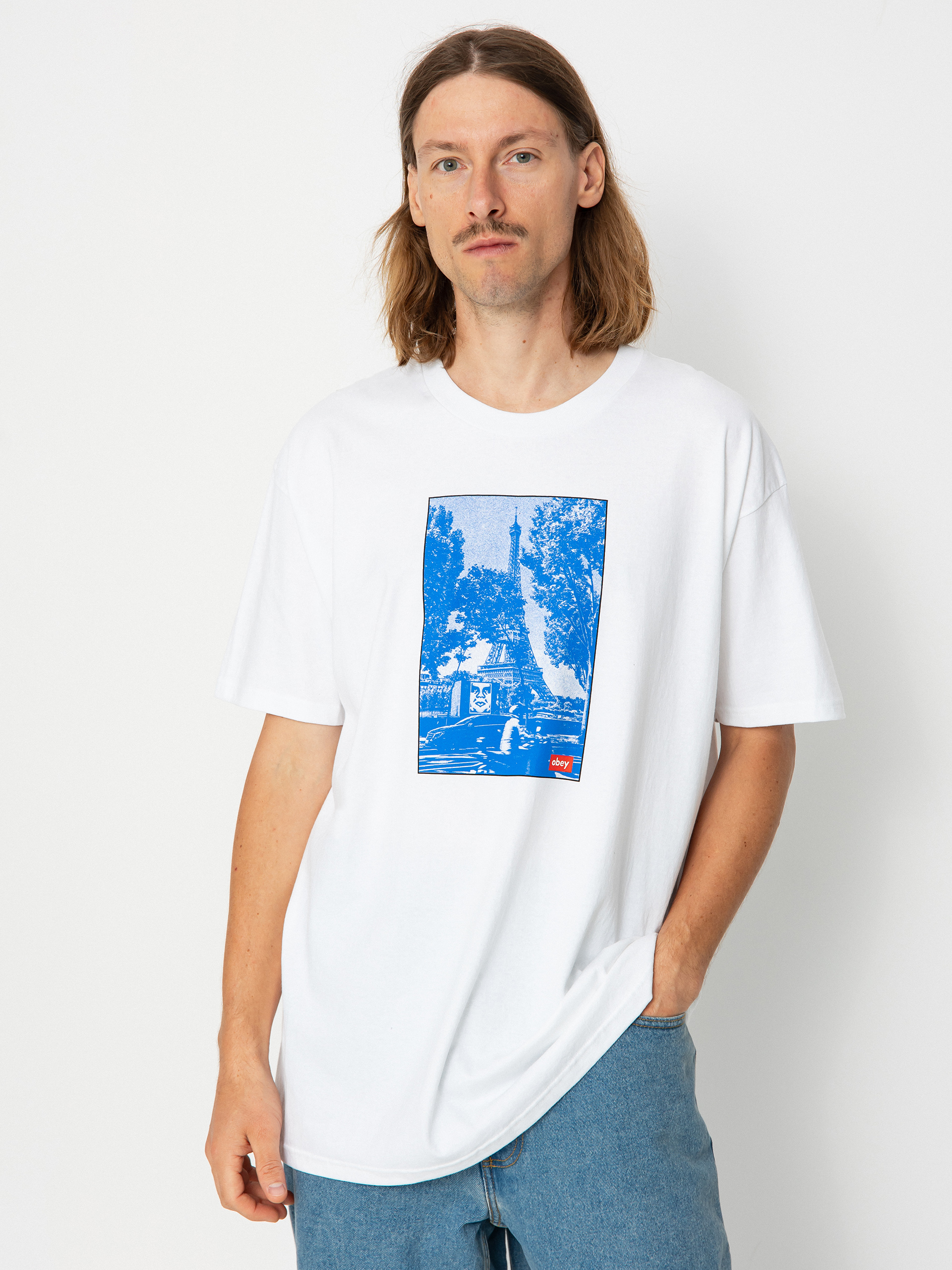 OBEY Paris Photo póló(white)